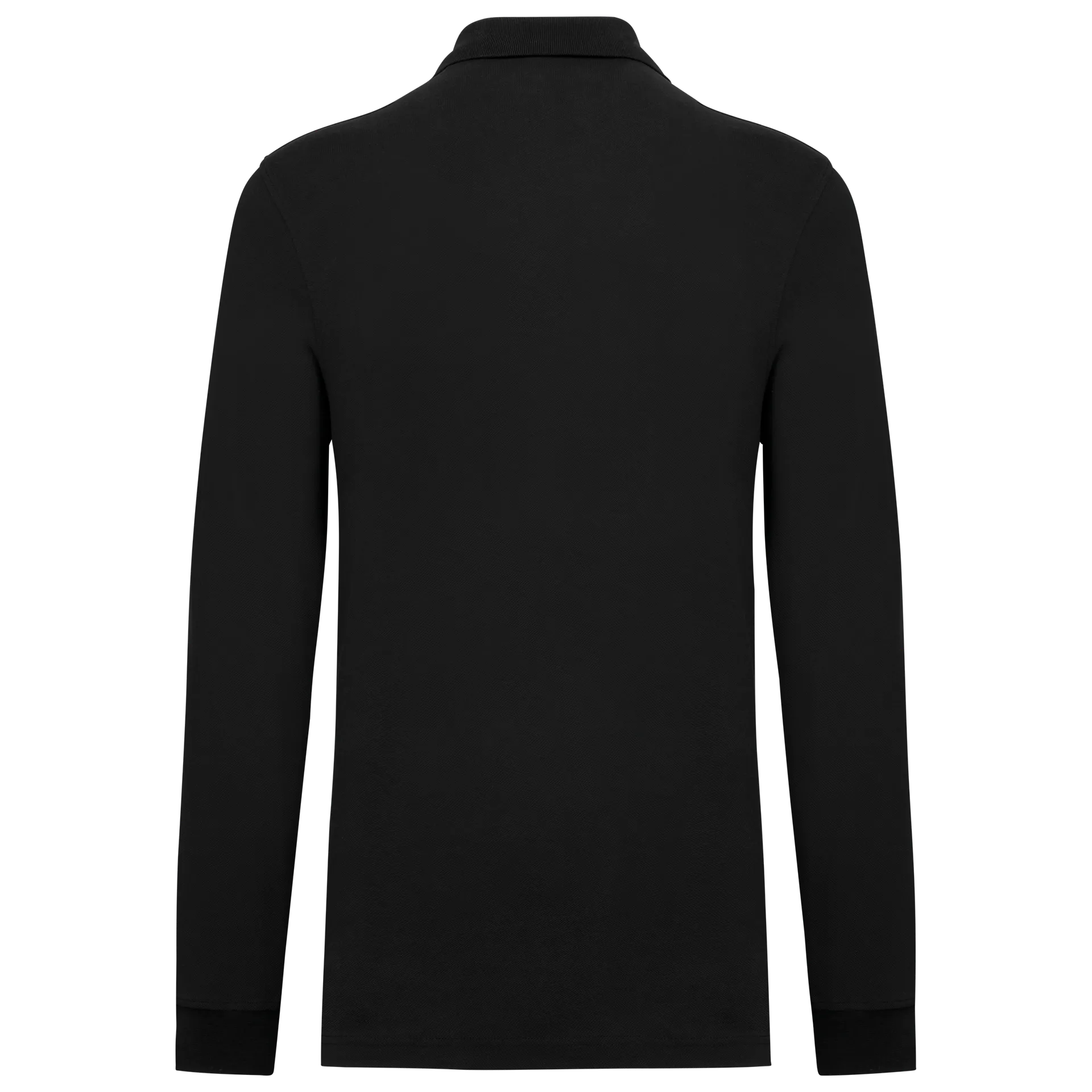 Herren Piqué-Polohemd lange Ärmel Bio-180