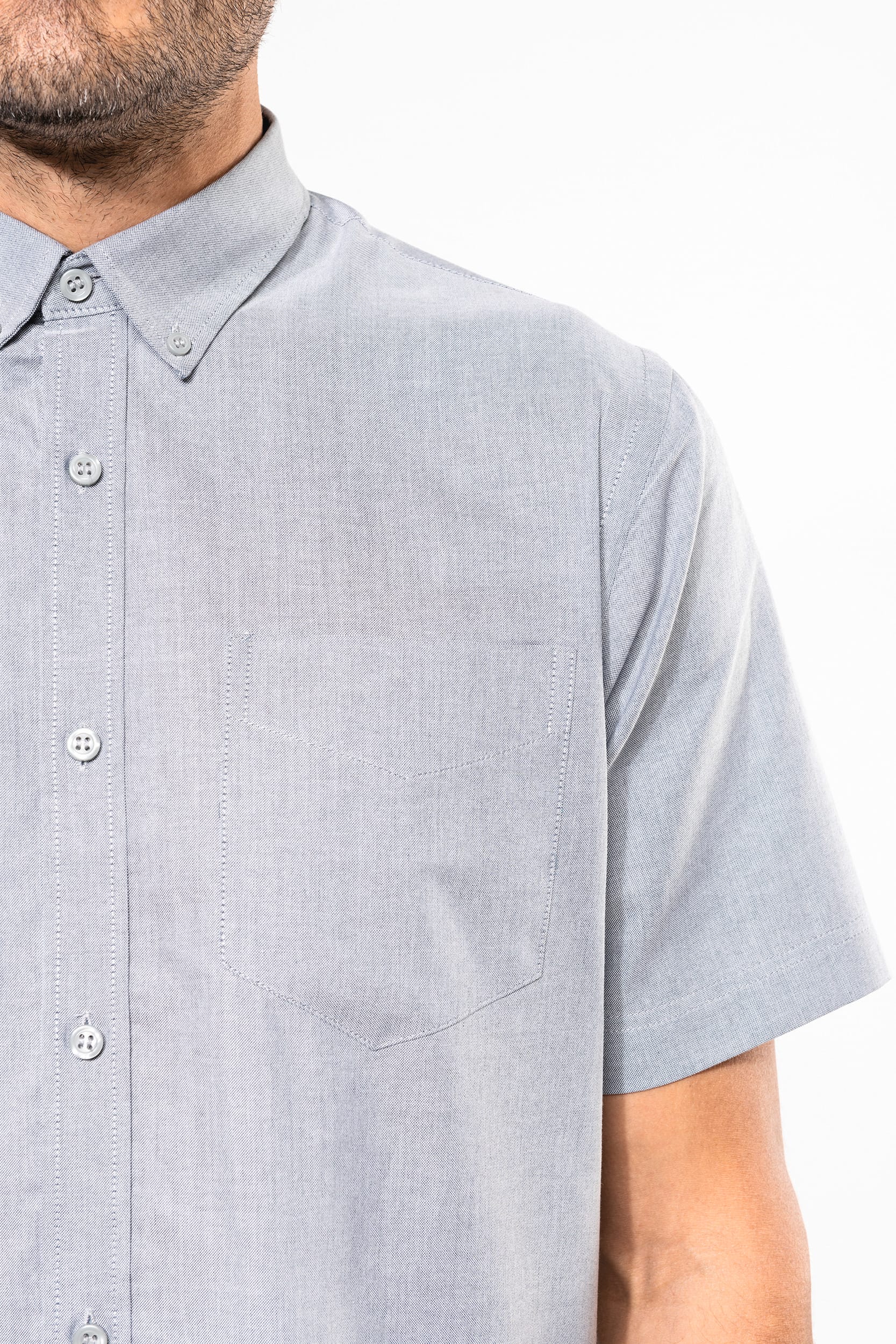 Herren Oxford Kurzarmhemd