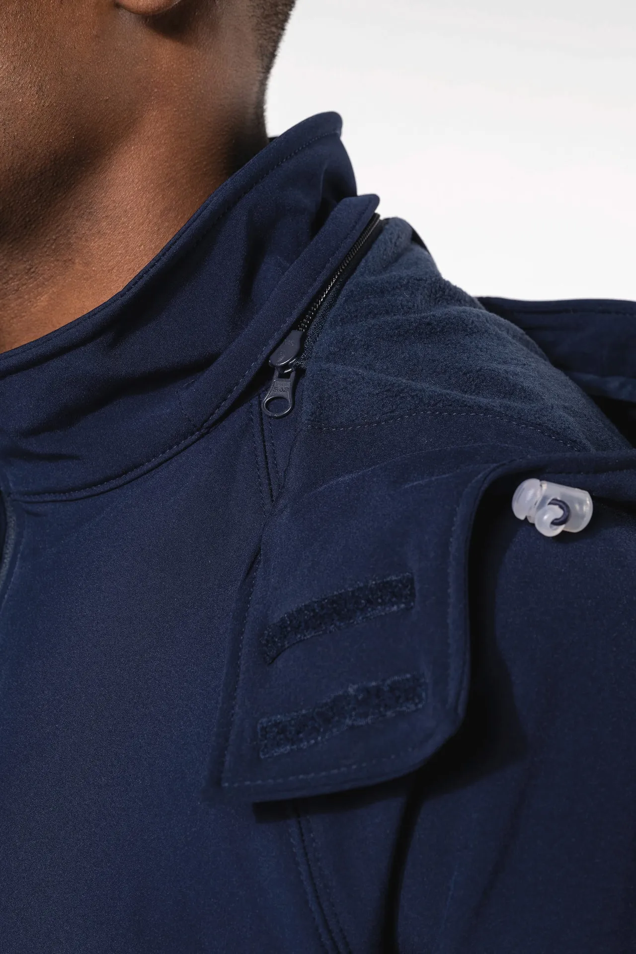 Herren Softshell-Jacke mit Abnehmbare Kapuze