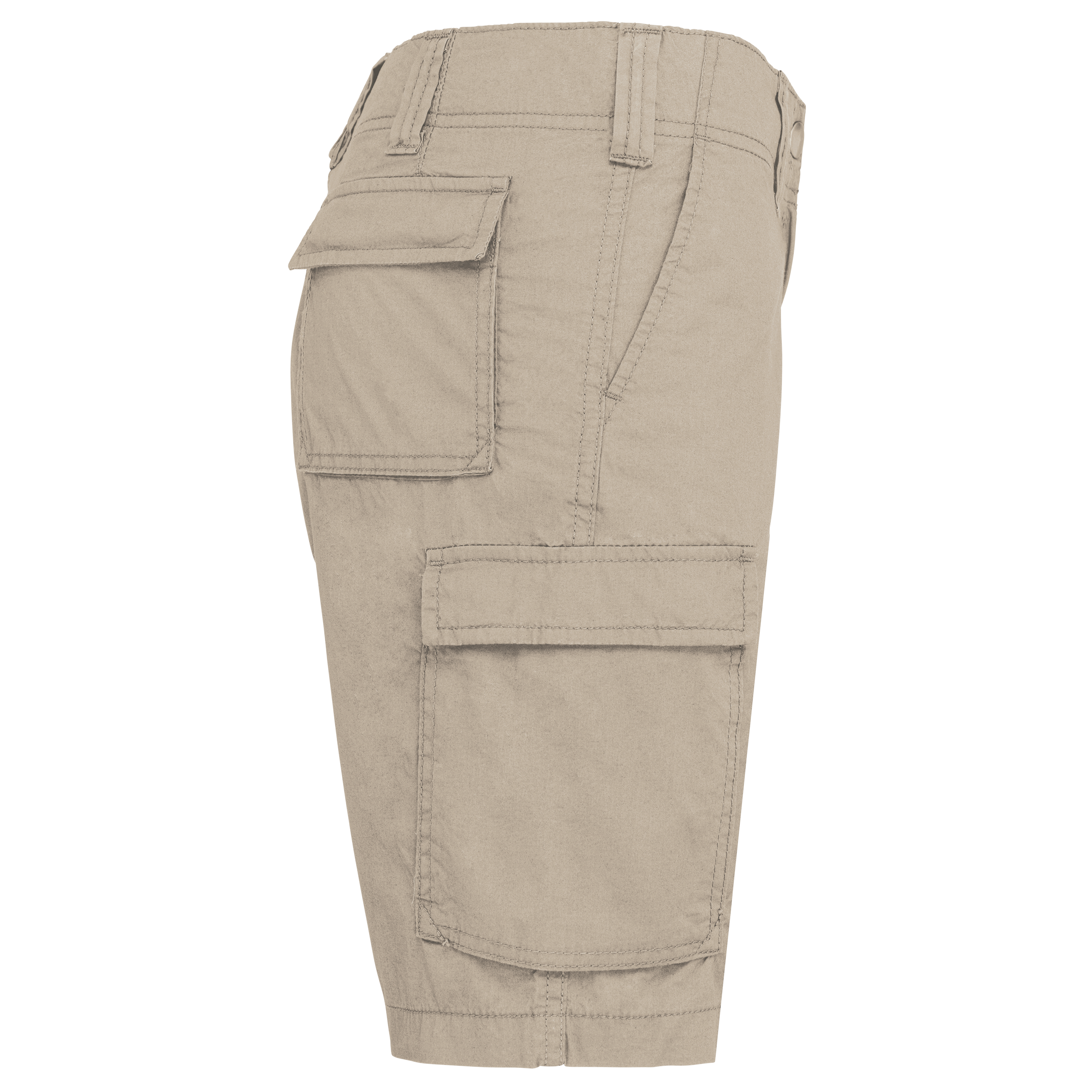 Leichte Bermuda-Shorts für Damen mit mehreren Taschen