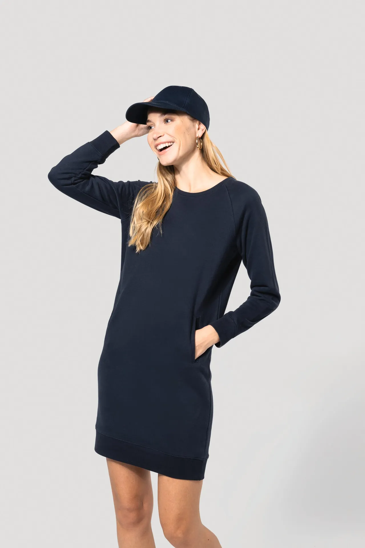 Bio-Loungekleid aus Fleece