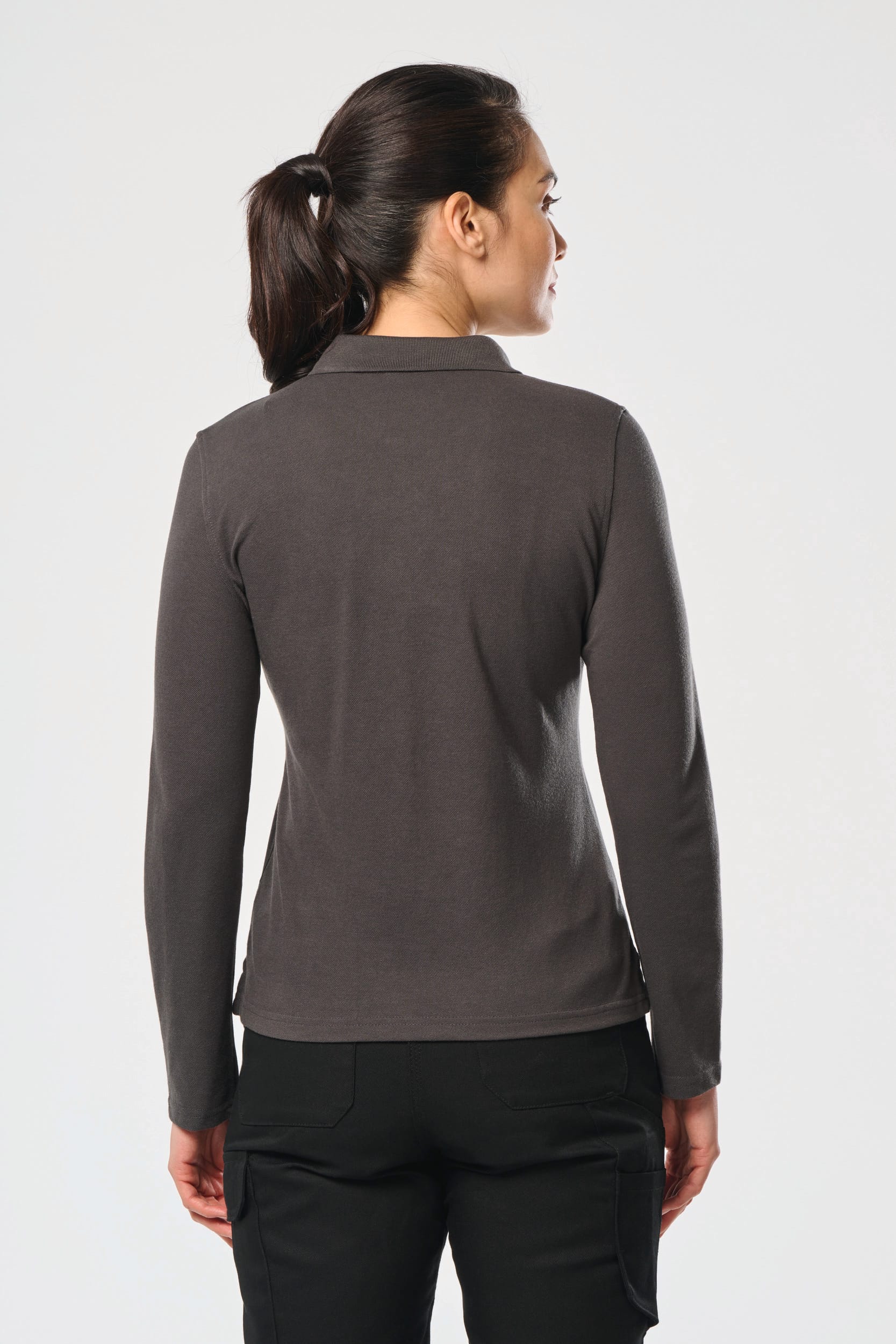 Langarm-Polohemd für Damen