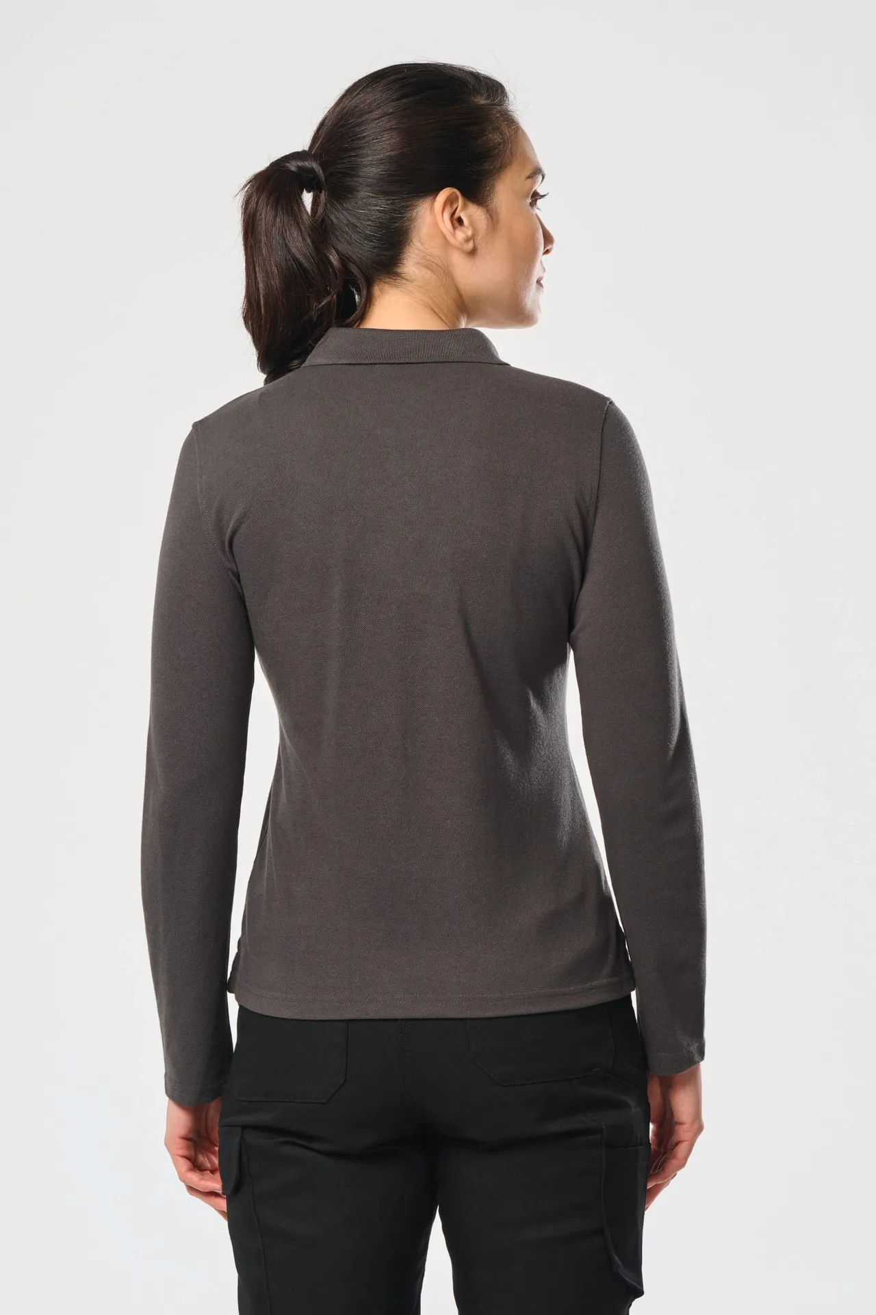 Langarm-Polohemd für Damen