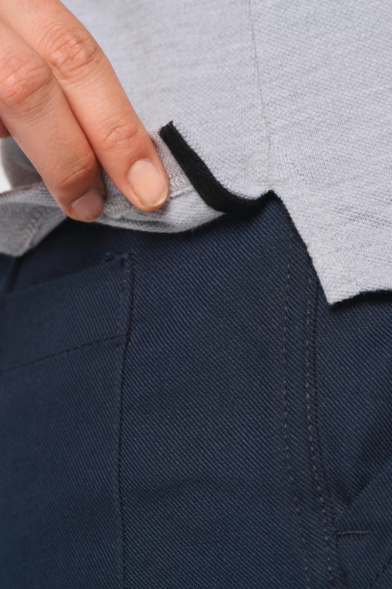 Damen-Polohemd Day To Day mit kontrastfarbenen, kurzen Ärmeln