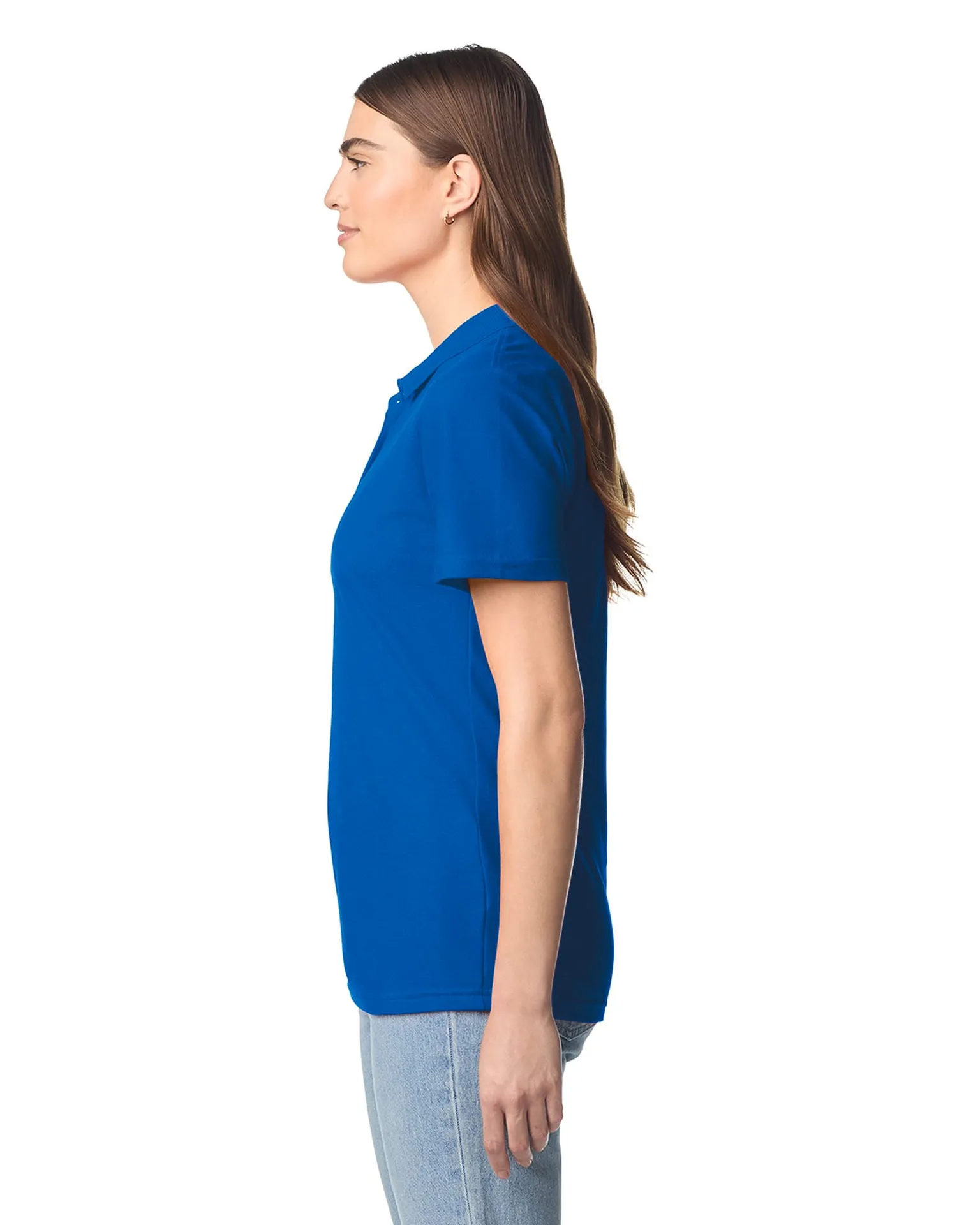 Softstyle Ladies' Double Piqué Polo Shirt