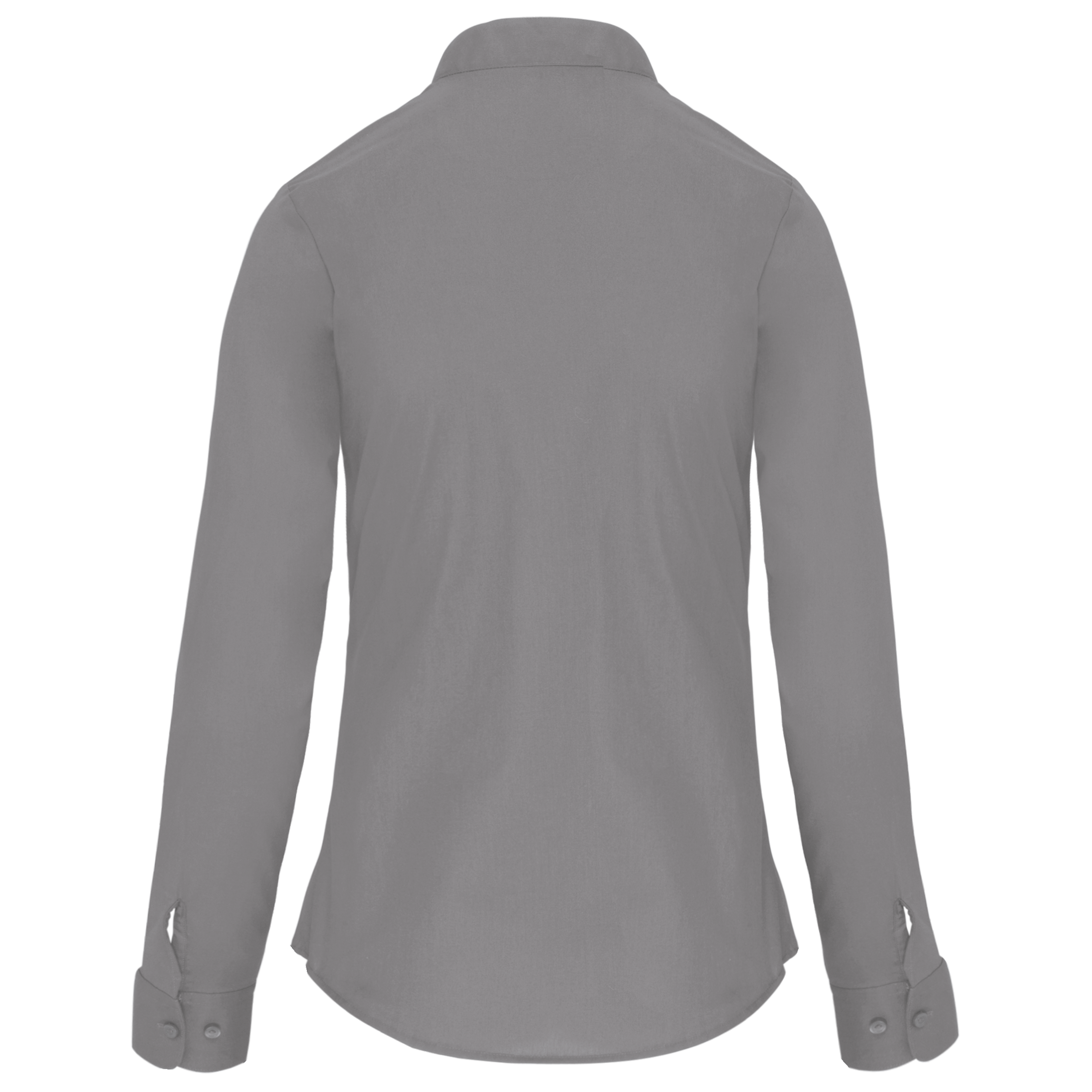 Damen hemdbluse mao-kragen langarm