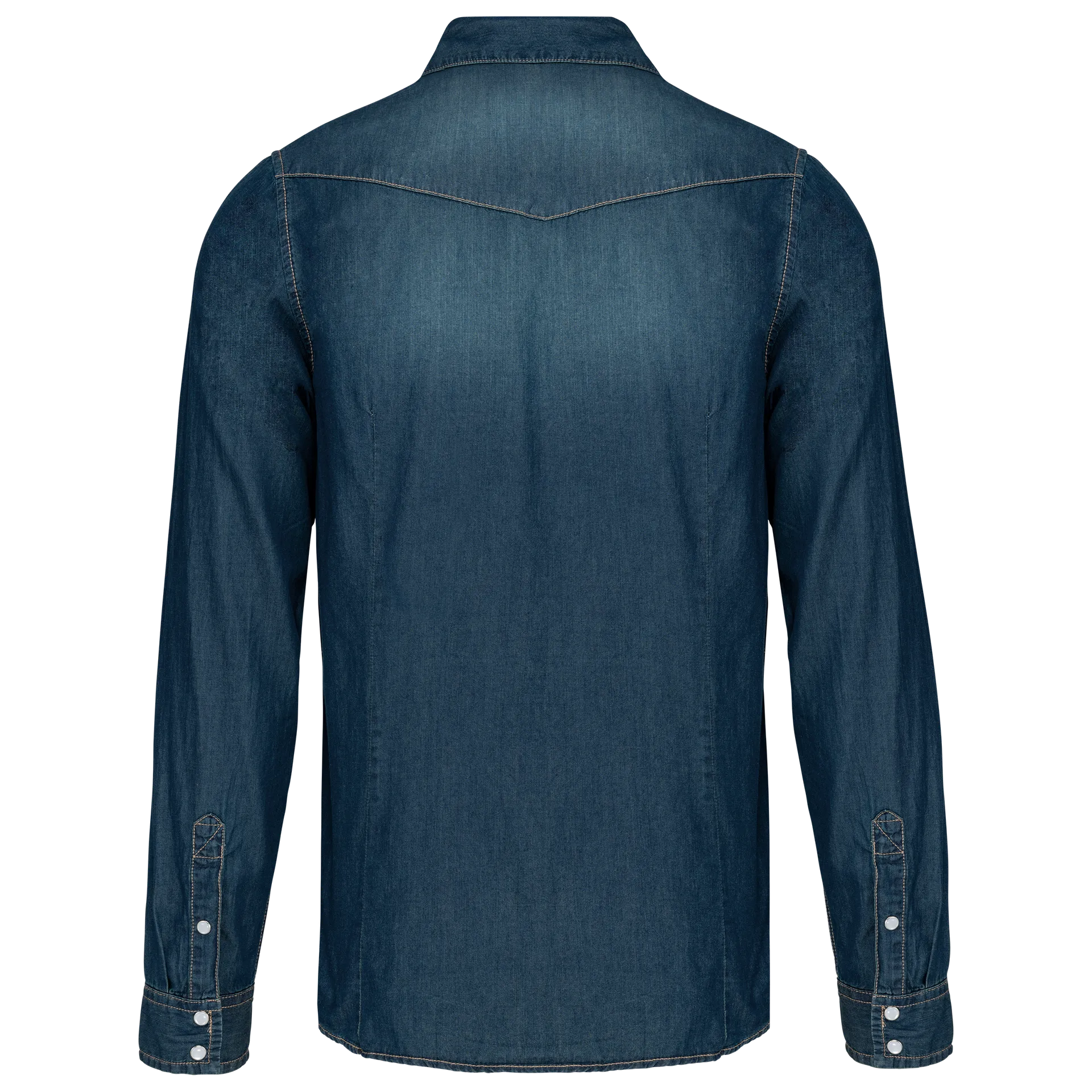 Herren denim-hemd langarm