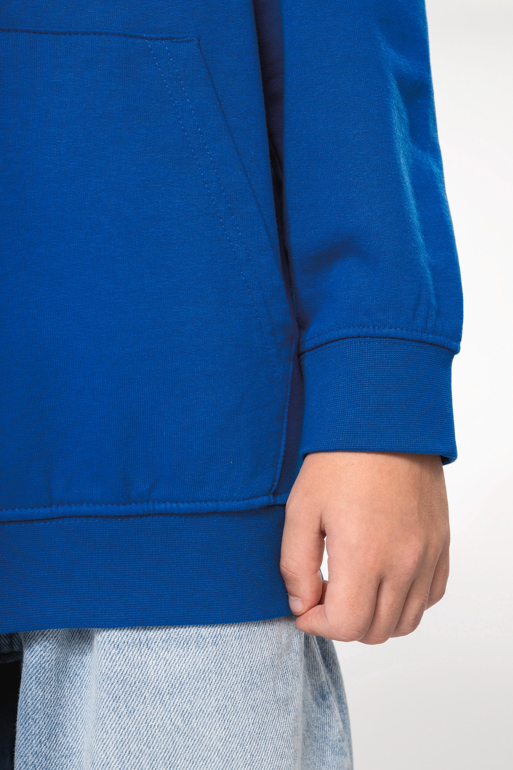 Kinder Kapuzenshirt Bicolor