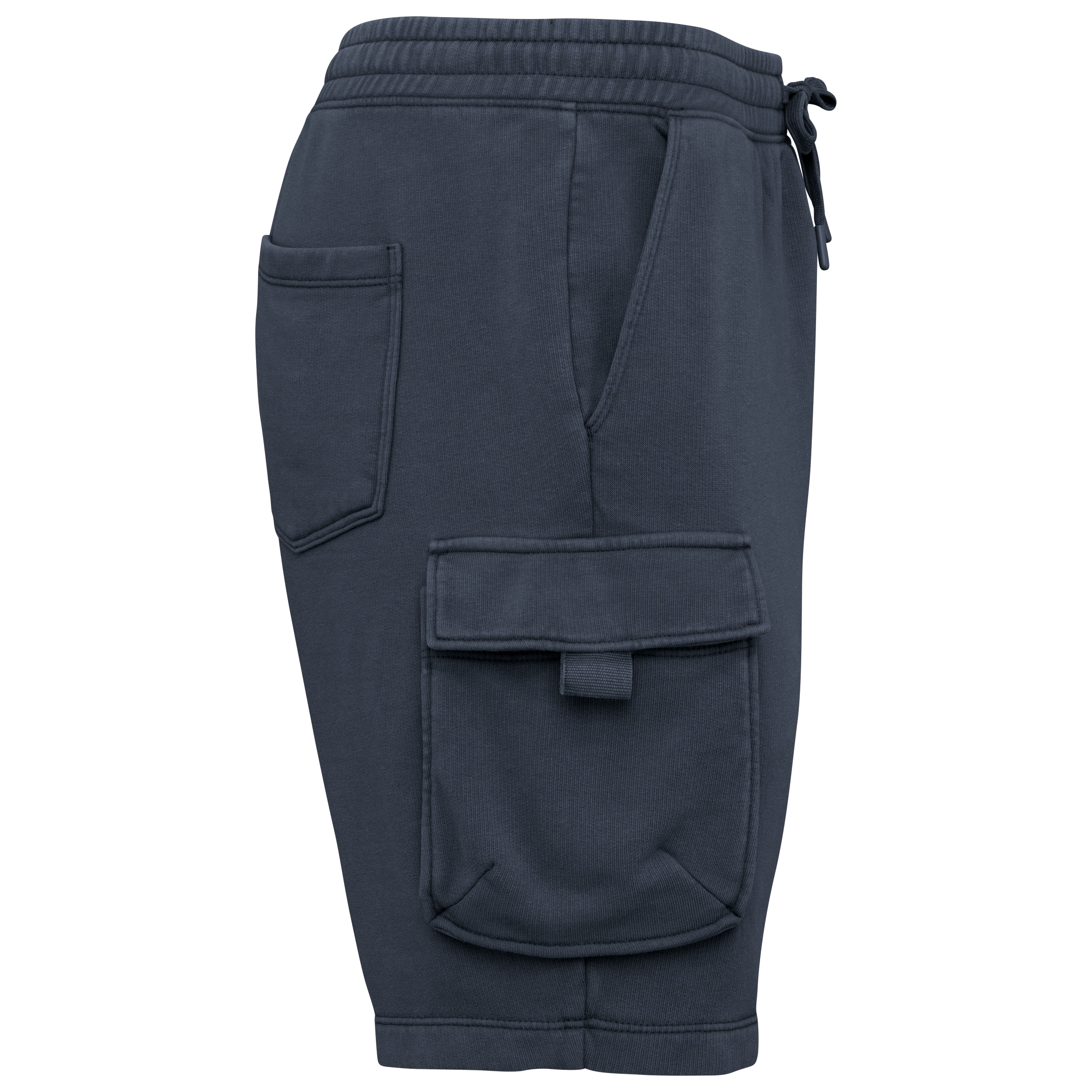 Umweltfreundliche ausgewaschene French Terry Cargo-Shorts für Herren