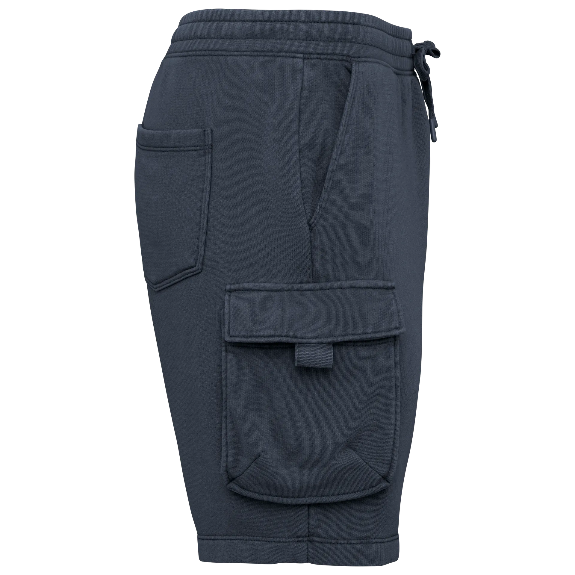 Umweltfreundliche ausgewaschene French Terry Cargo-Shorts für Herren