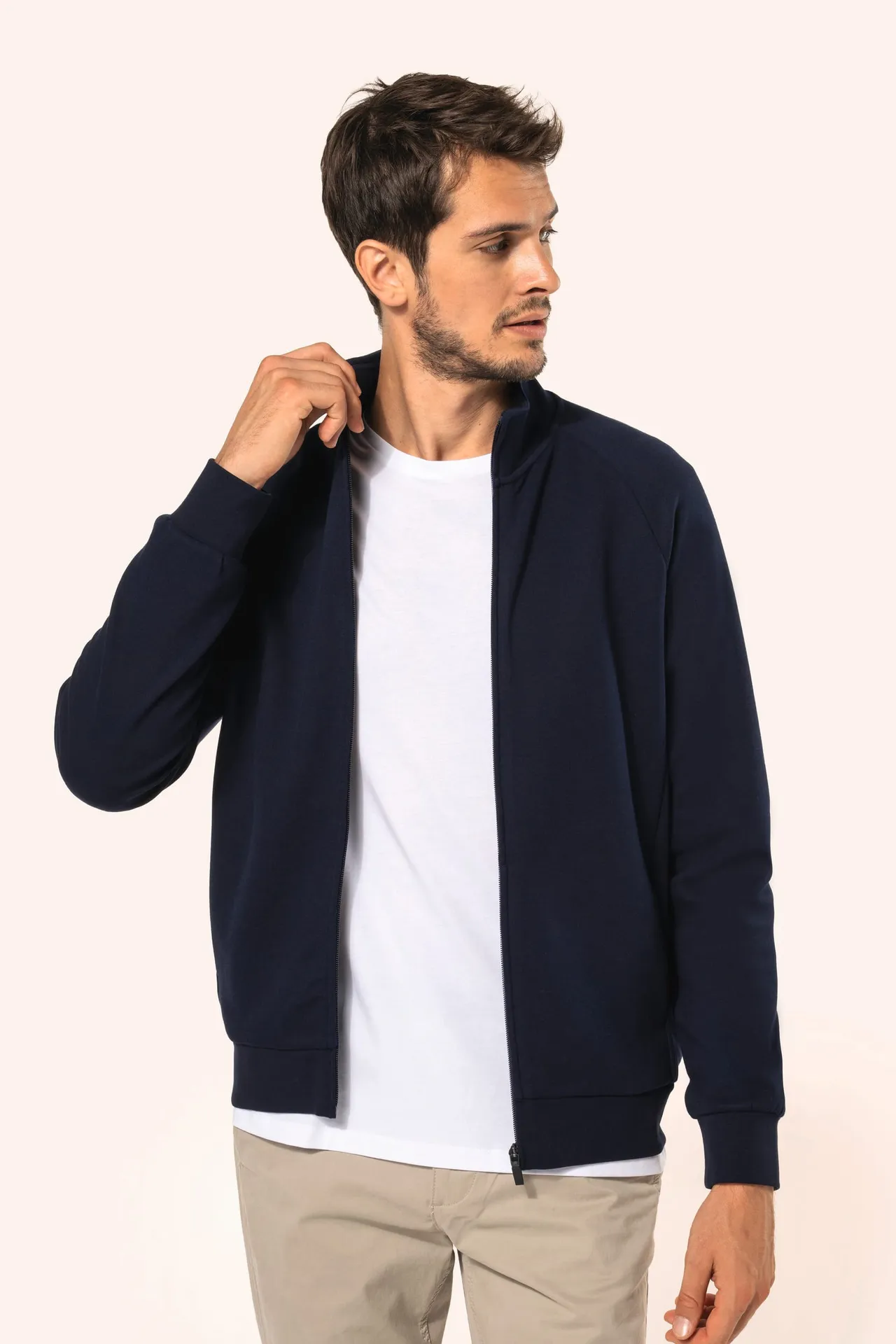 Herrenjacke mit Reißverschluss