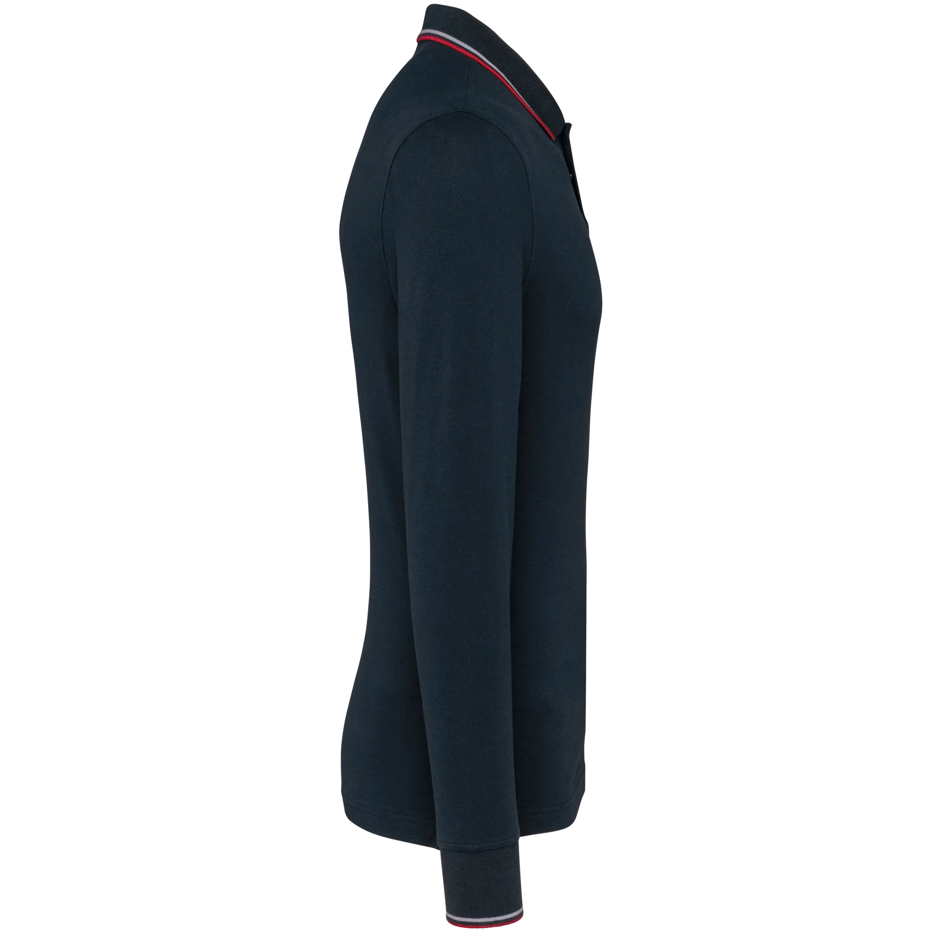 Langarm-Polohemd aus Piqué für Herren