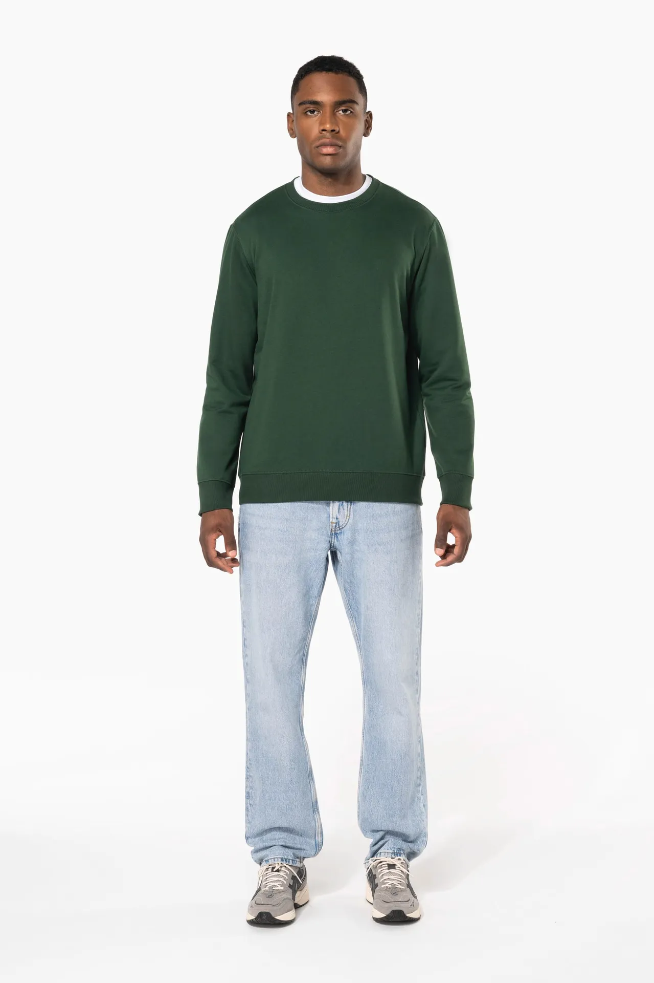 Recyceltes Unisex-Sweatshirt mit Rundhalsausschnitt