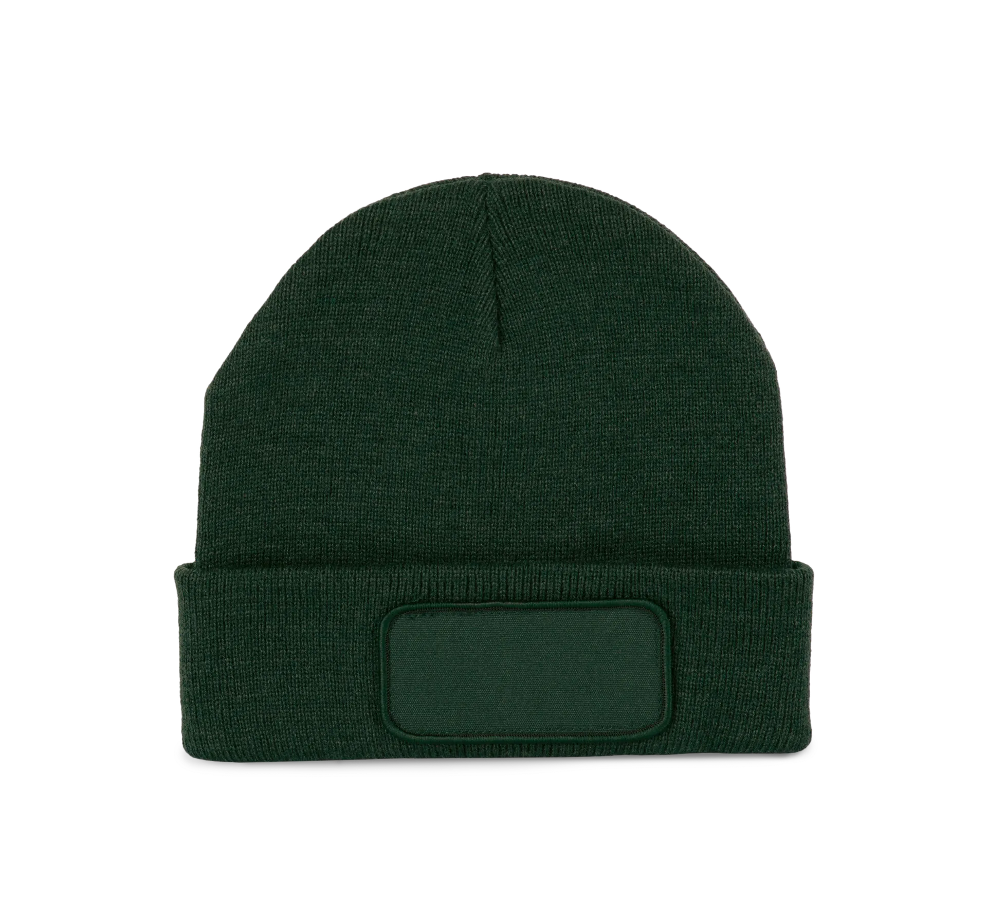 Recycelte Mütze mit Patch