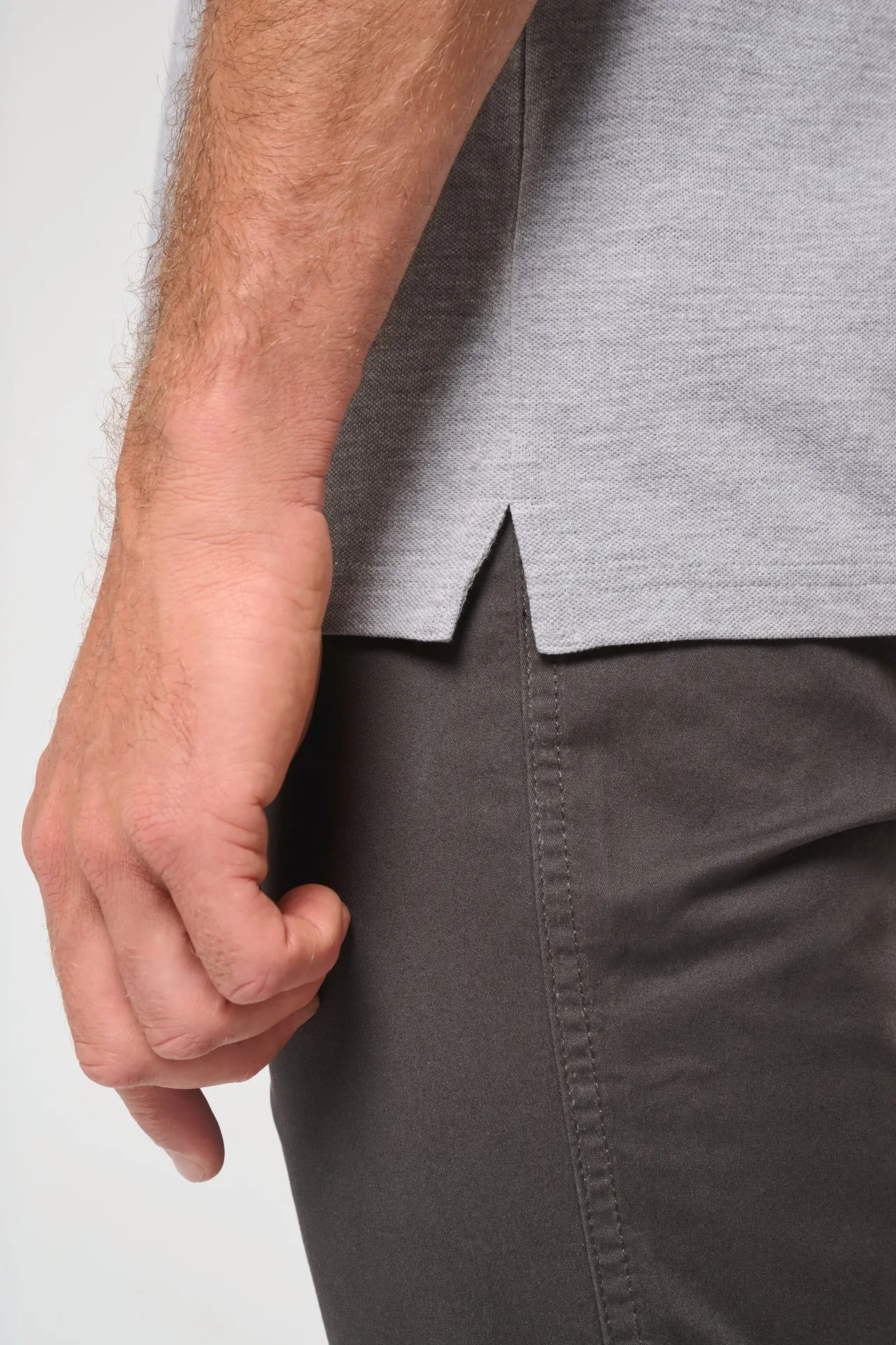 Bio-Baumwolle Unisex-Poloshirt mit Brusttasche