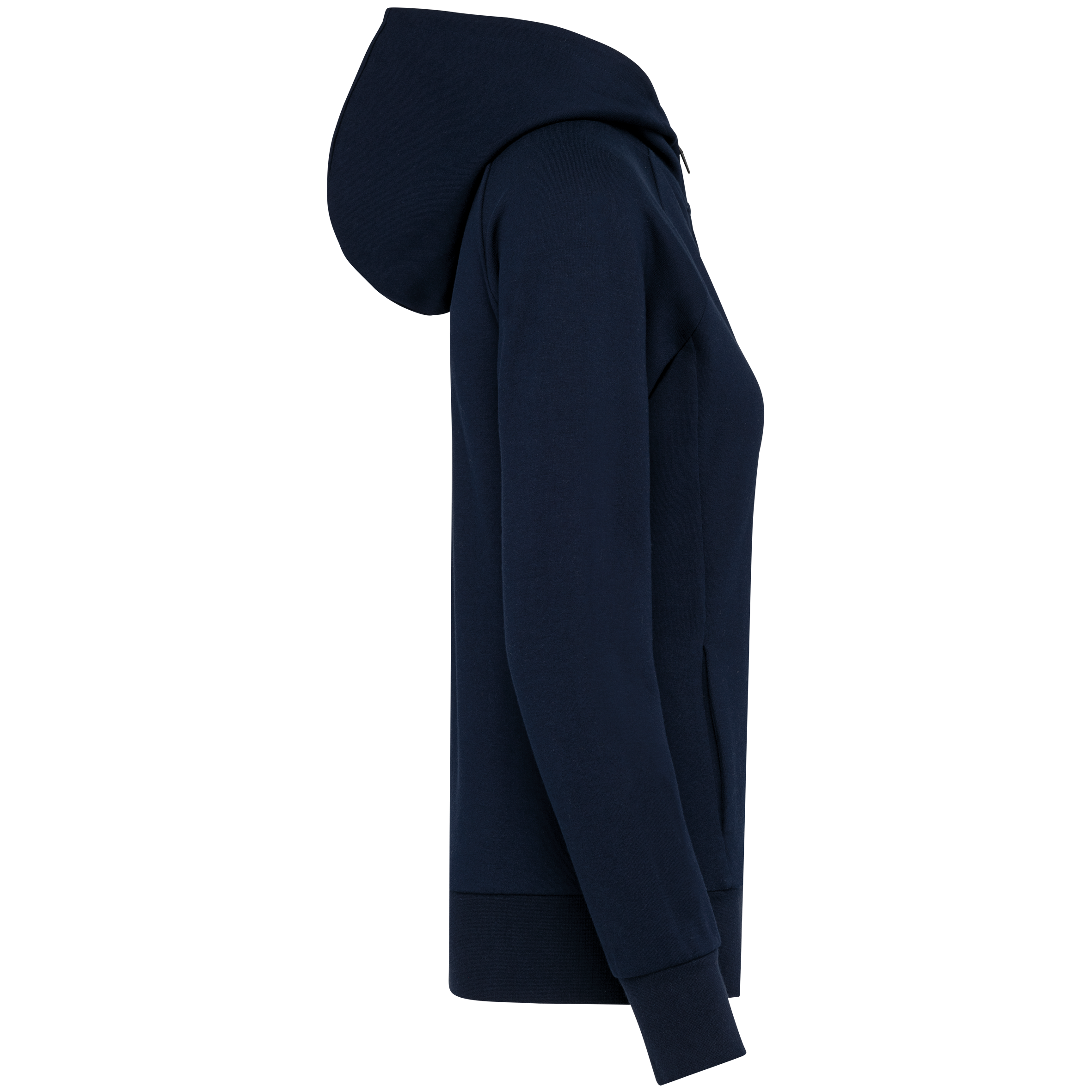 Damenjacke mit Reißverschluss und Kapuze