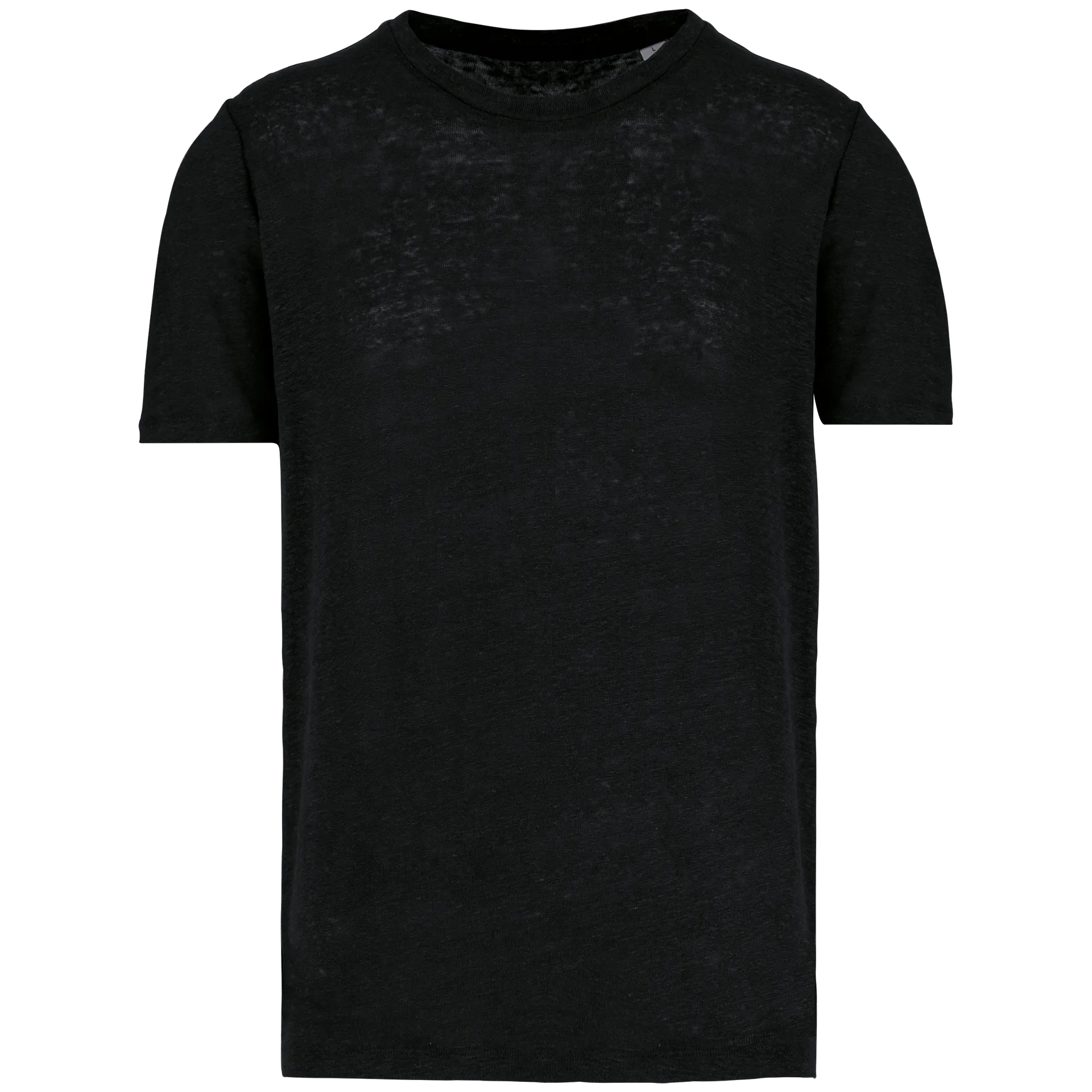 Herren-T-Shirt aus Leinen mit Rundhalsausschnitt