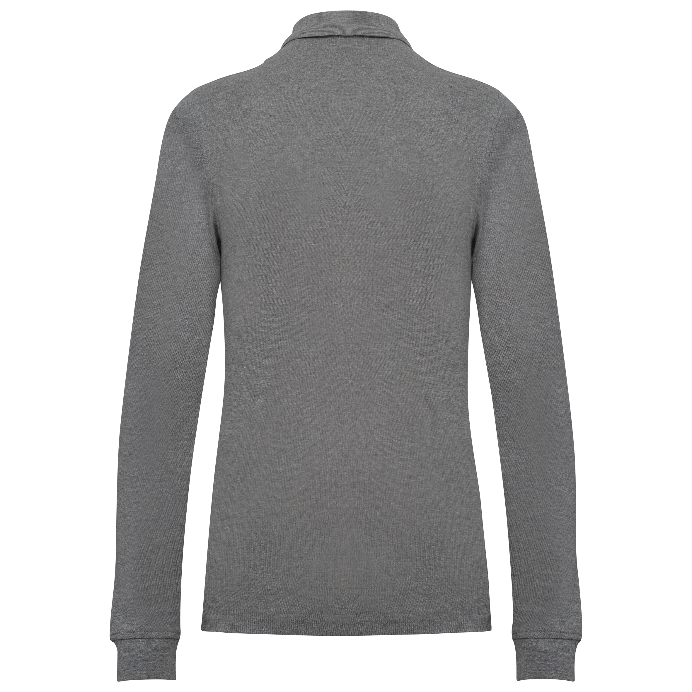 Damen Piqué-Polohemd lange Ärmel Bio180