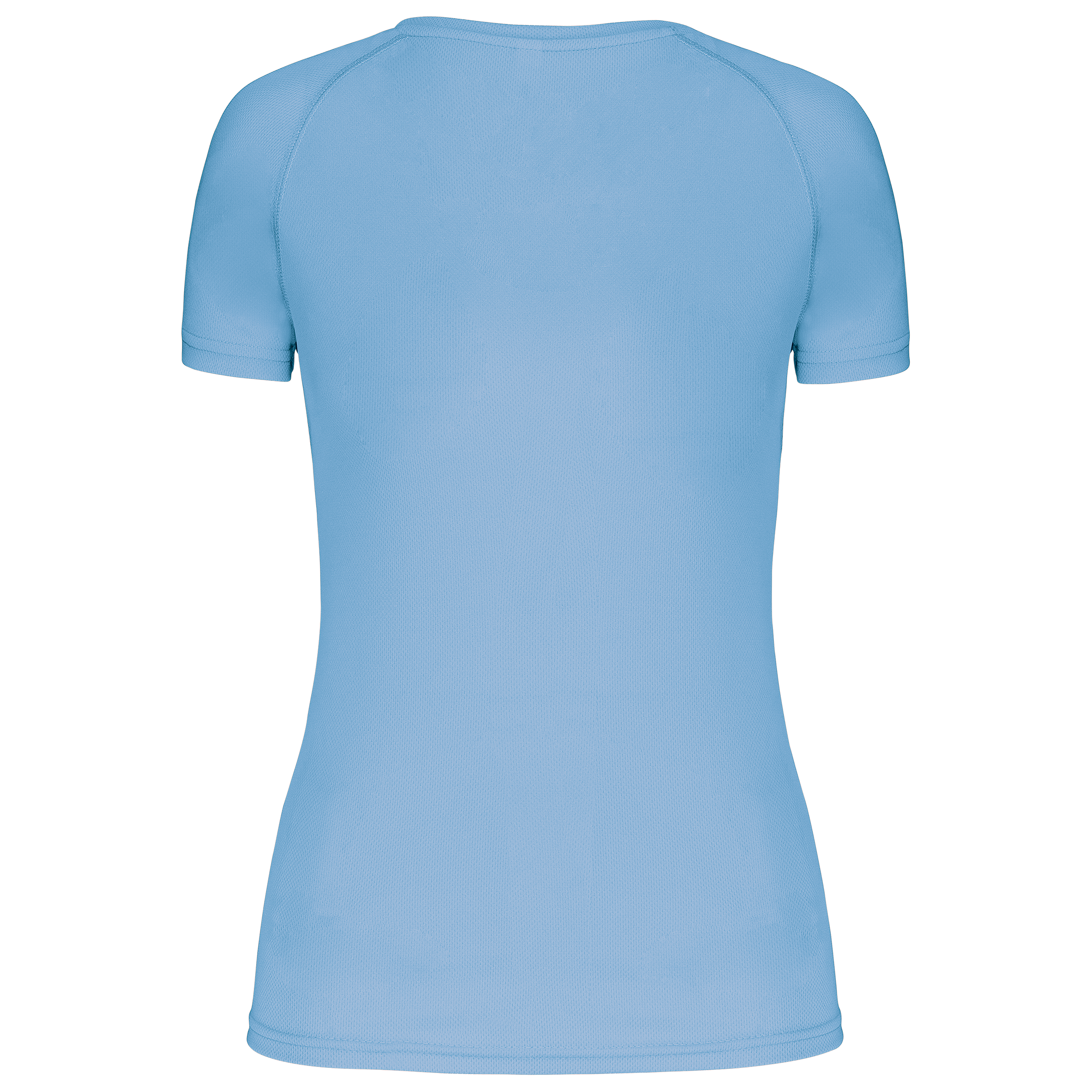 Damen Kurzarm-Sportshirt mit V-Ausschnitt