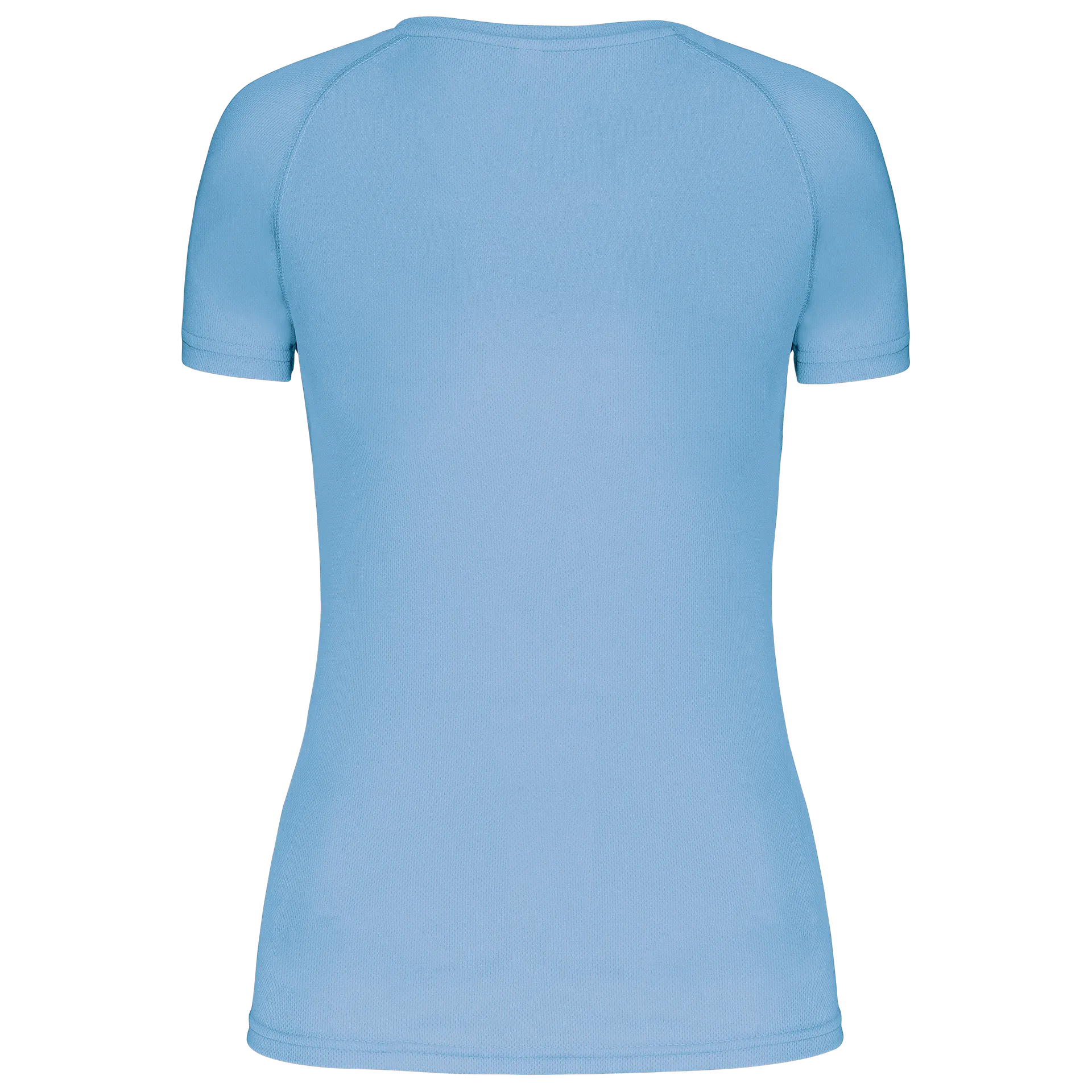 Damen Kurzarm-Sportshirt mit V-Ausschnitt