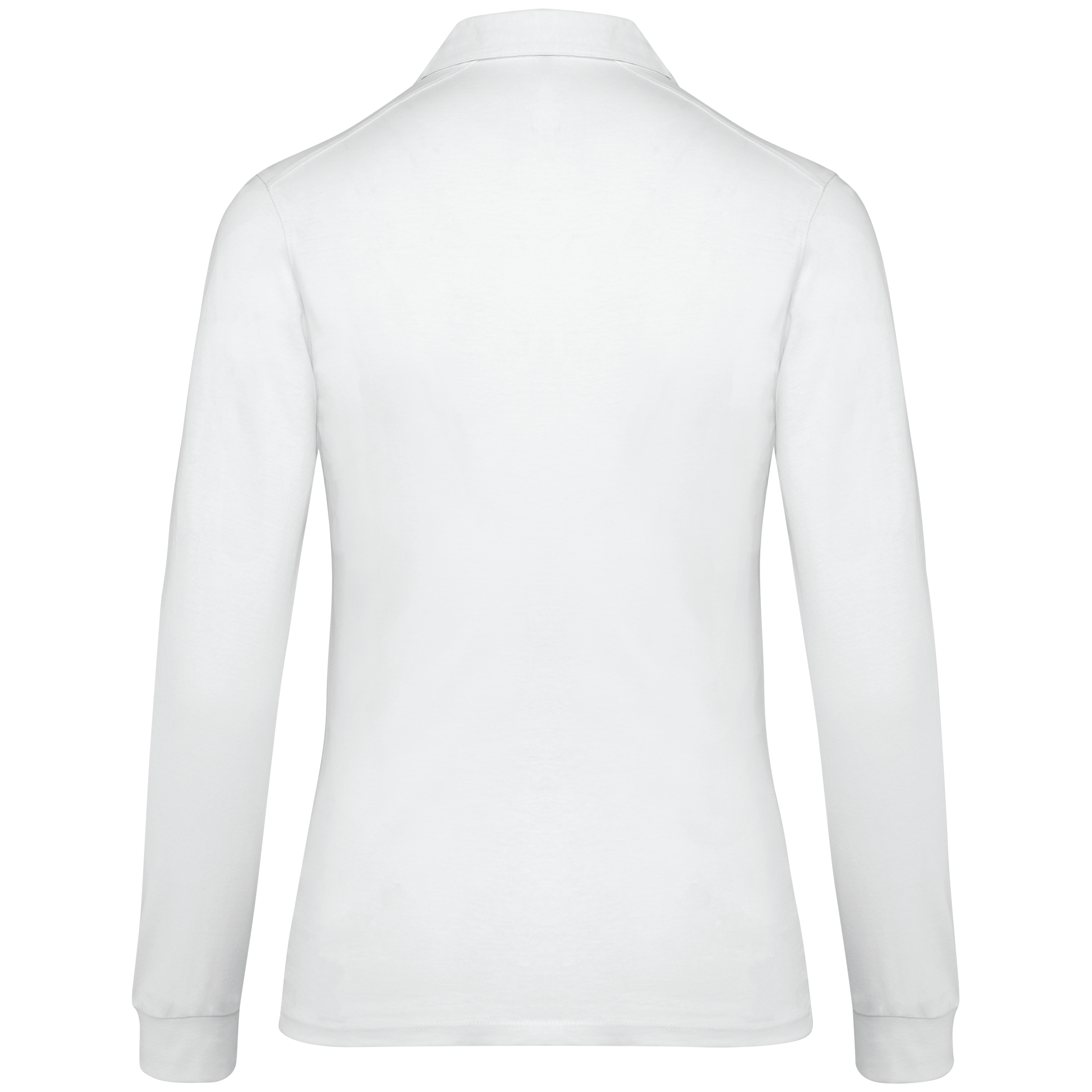 Langarm-Polohemd für Damen aus Jersey