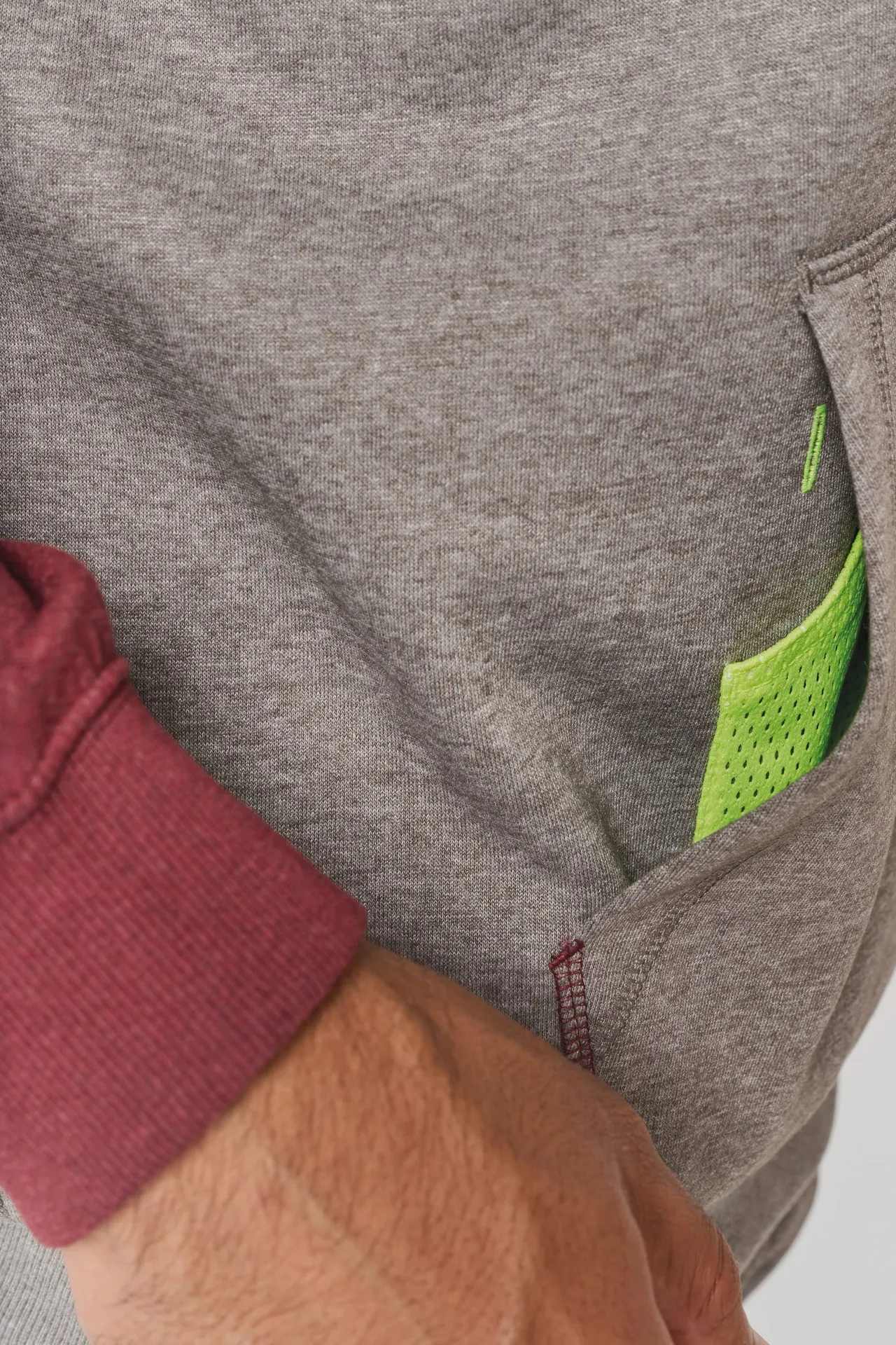 Zweifarbiges Kapuzensweatshirt für Erwachsene