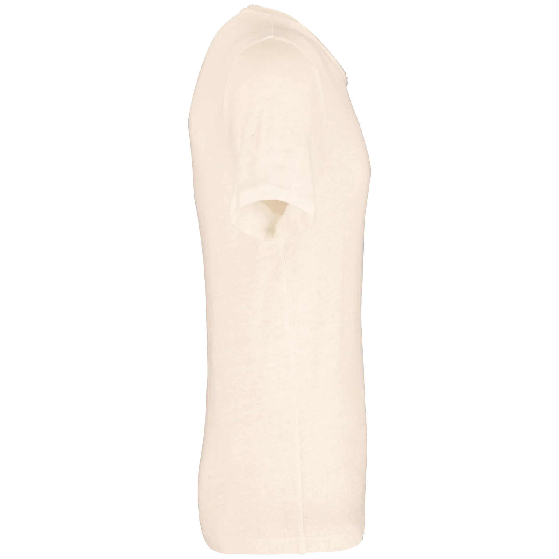 Herren-T-Shirt aus Leinen mit Rundhalsausschnitt