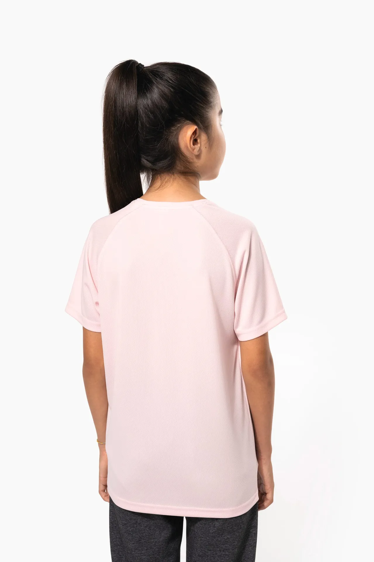 Kinder Basic Sport Funktionsshirt Kurzarm