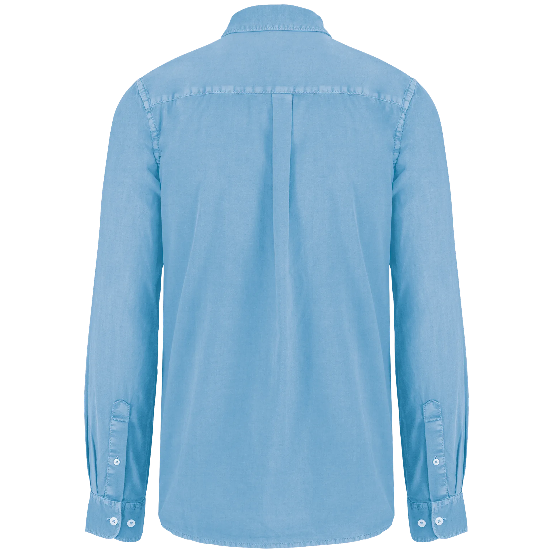 Umweltfreundliches ausgewaschenes Herrenhemd