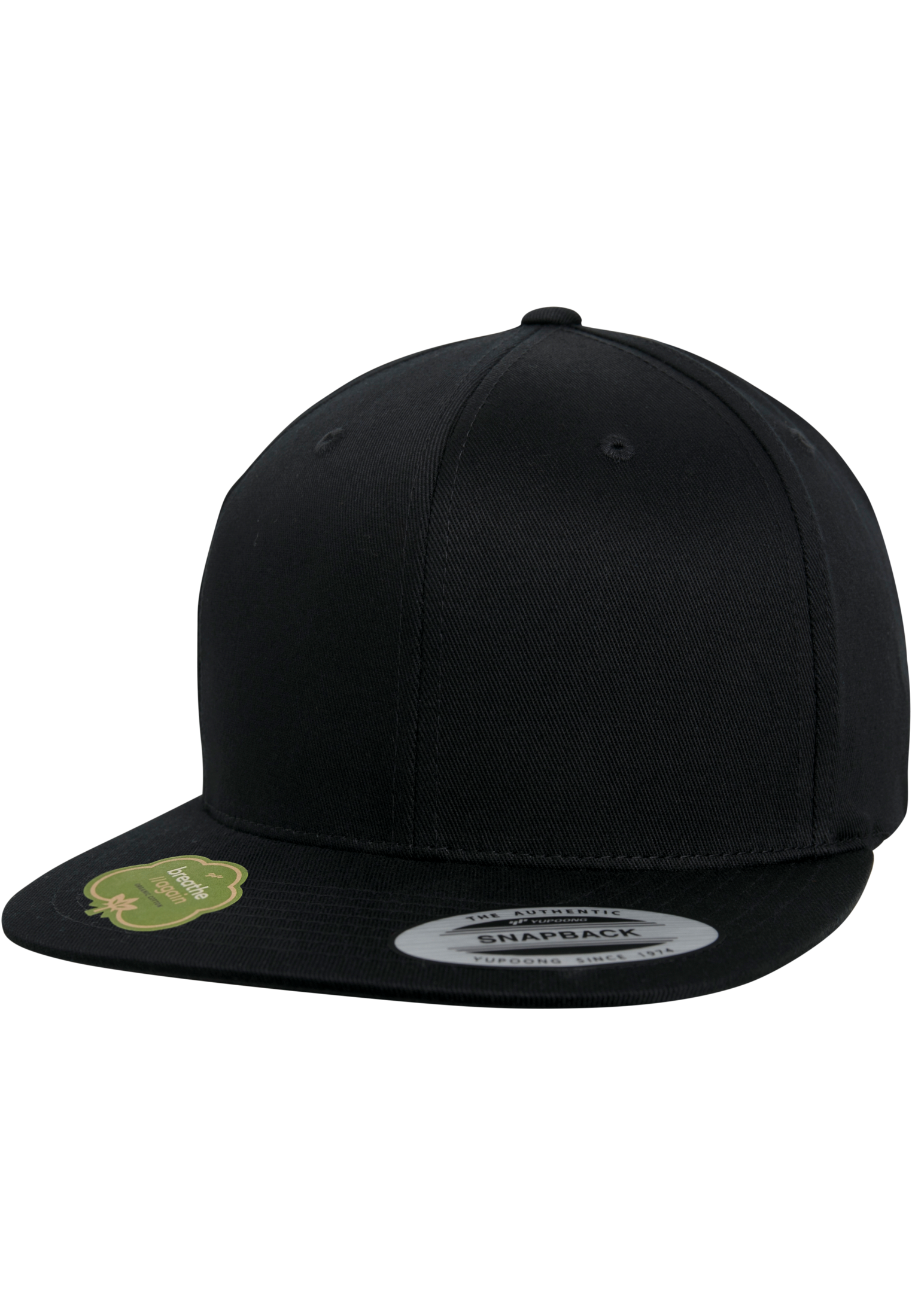 Snapback-Cap aus biologischer Baumwolle