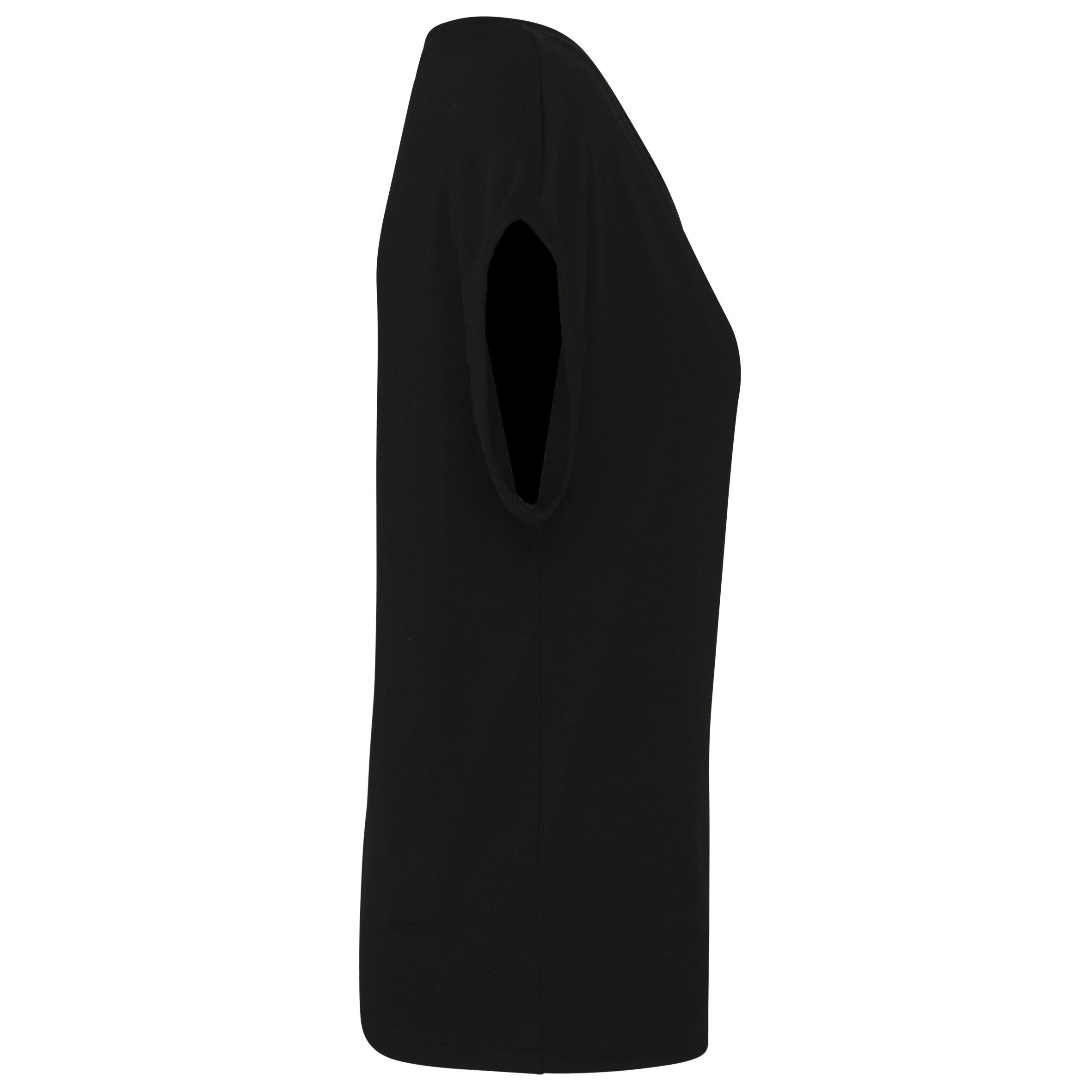 Umweltfreundliches Damen-T-Shirt mit Reversärmeln