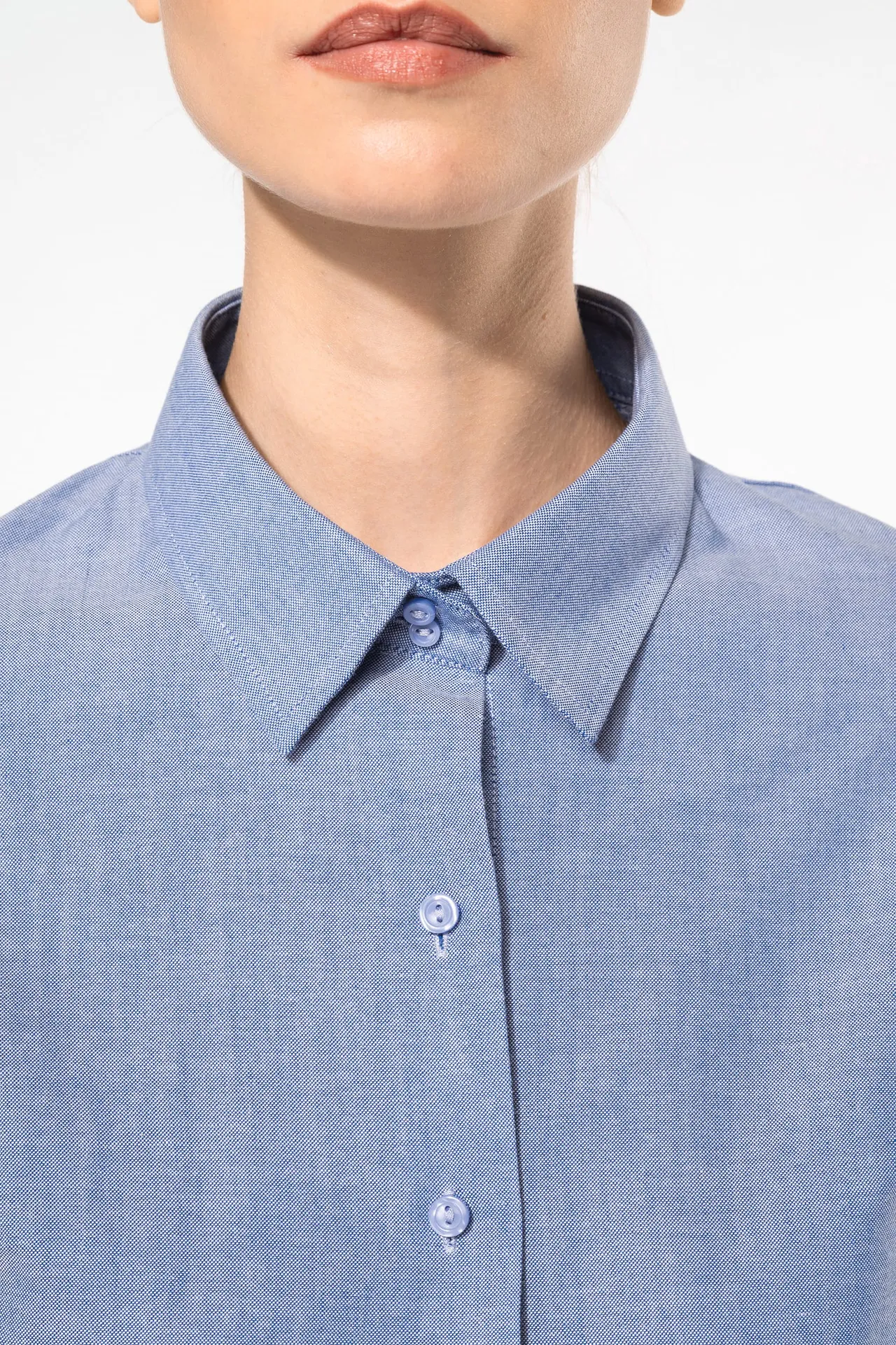 Damen Oxfordbluse Langarm