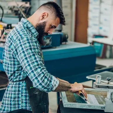 Druck auf Textil banner - Kopie