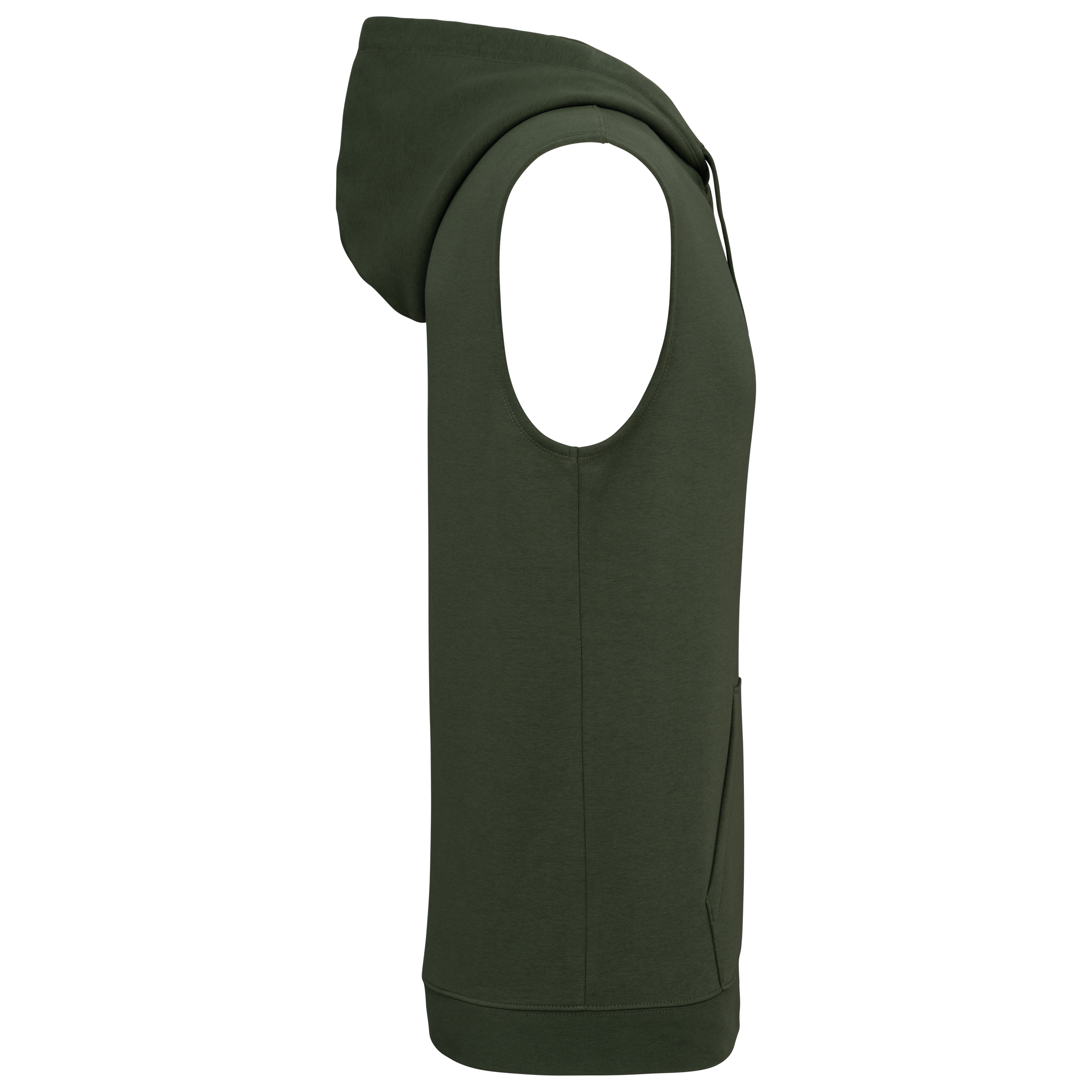 Unisex-Kapuzenpullover ohne Ärmel