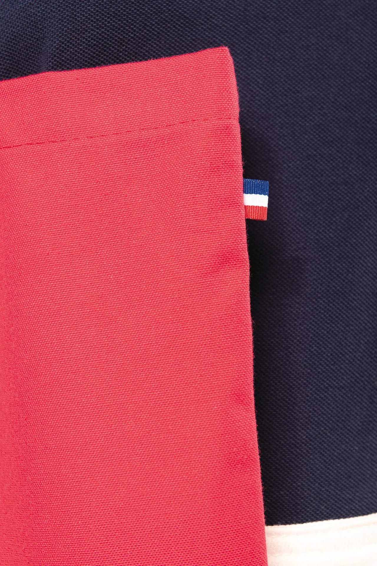 Dreifarbige Shoppingtasche