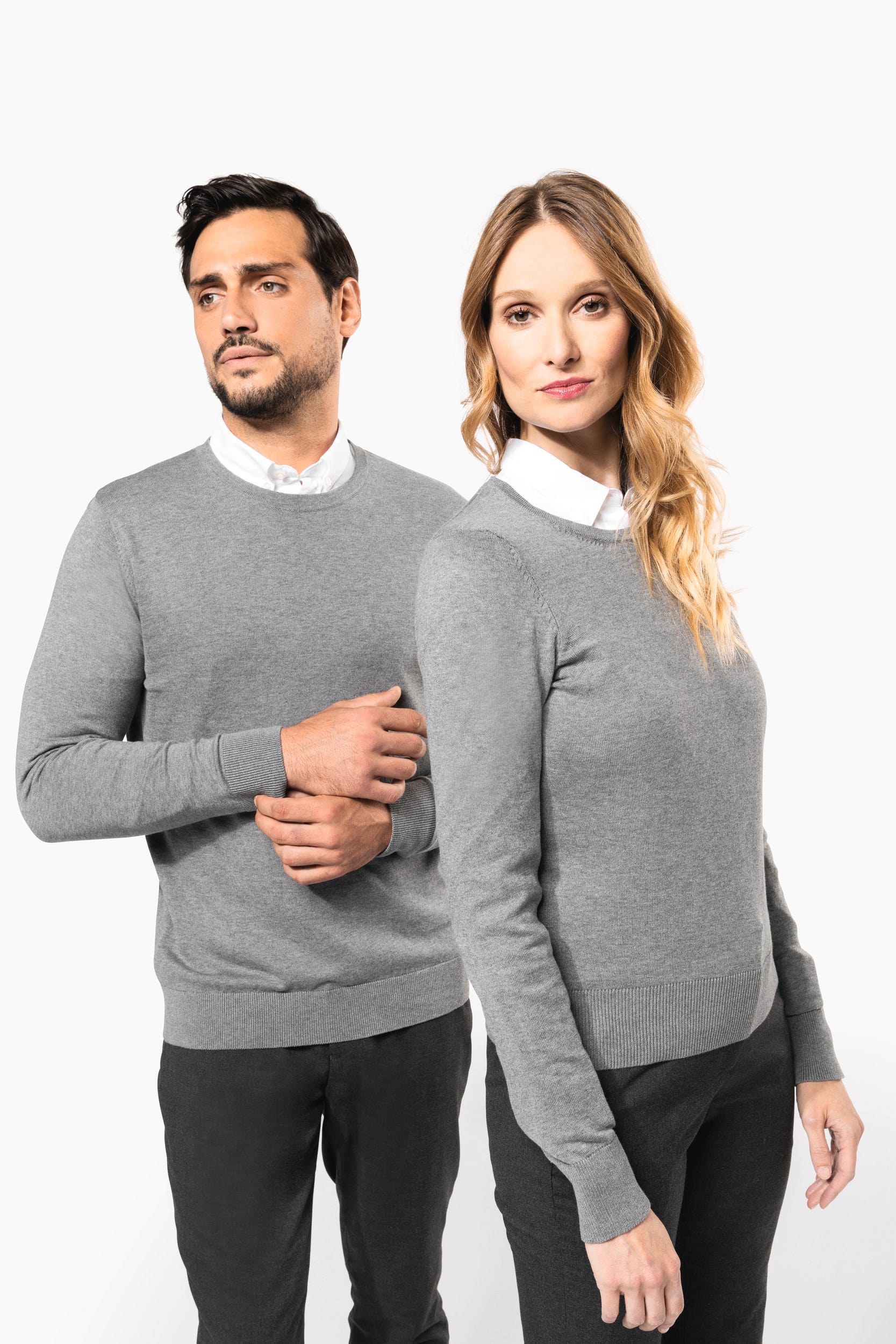 Supima®-Herrenpullover mit Rundhalsausschnitt