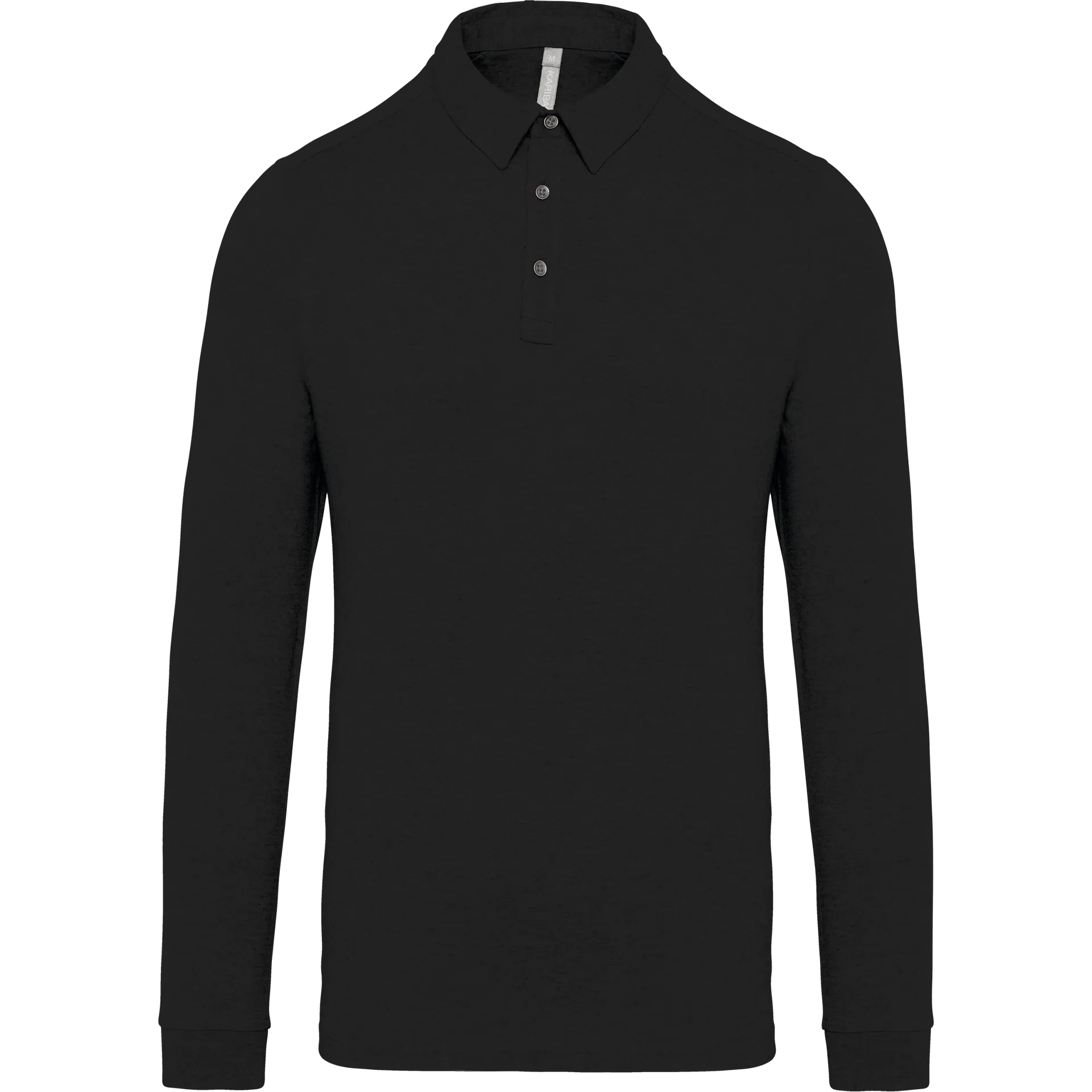 Langarm-Polohemd für Herren aus Jersey