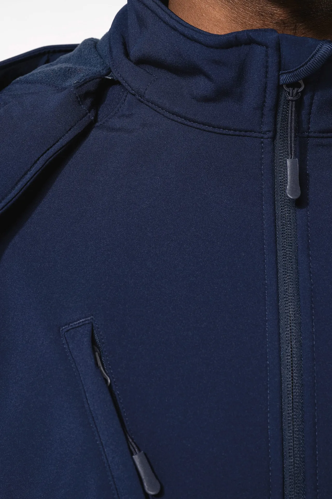 Herren Softshell-Jacke mit Abnehmbare Kapuze