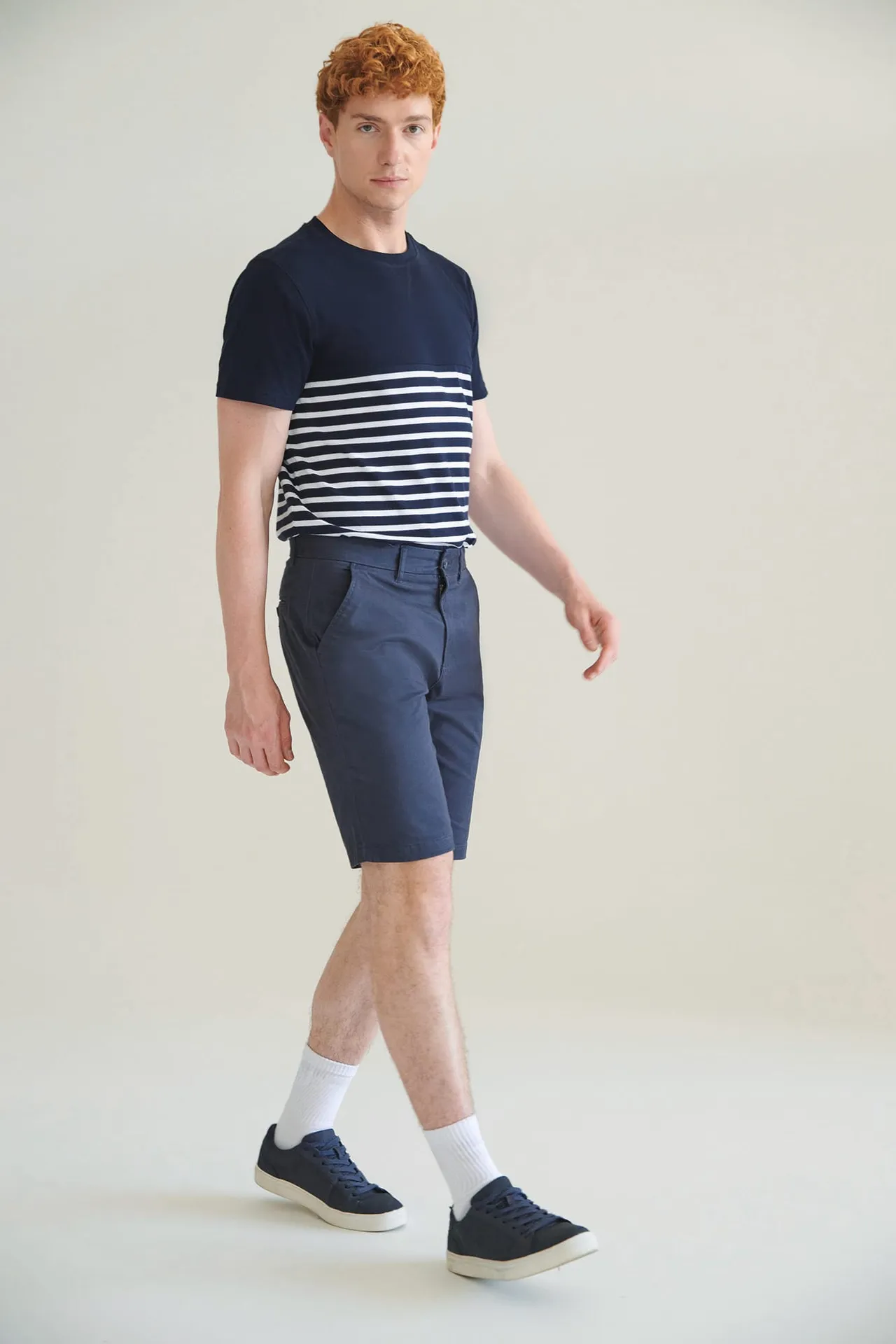 Herren Stretch Chino-Shorts