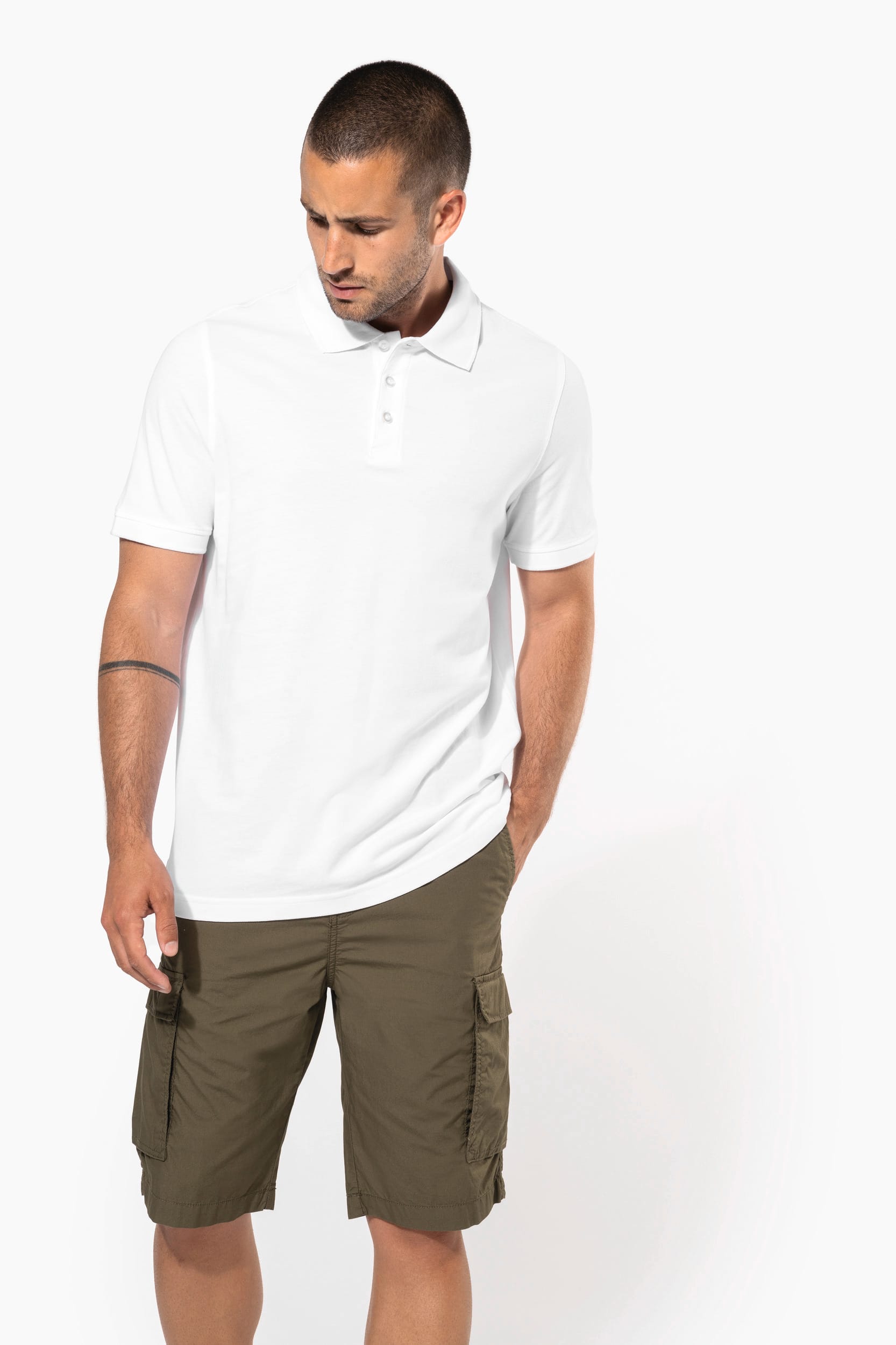 Leichte Bermuda-Shorts für Herren mit mehreren Taschen