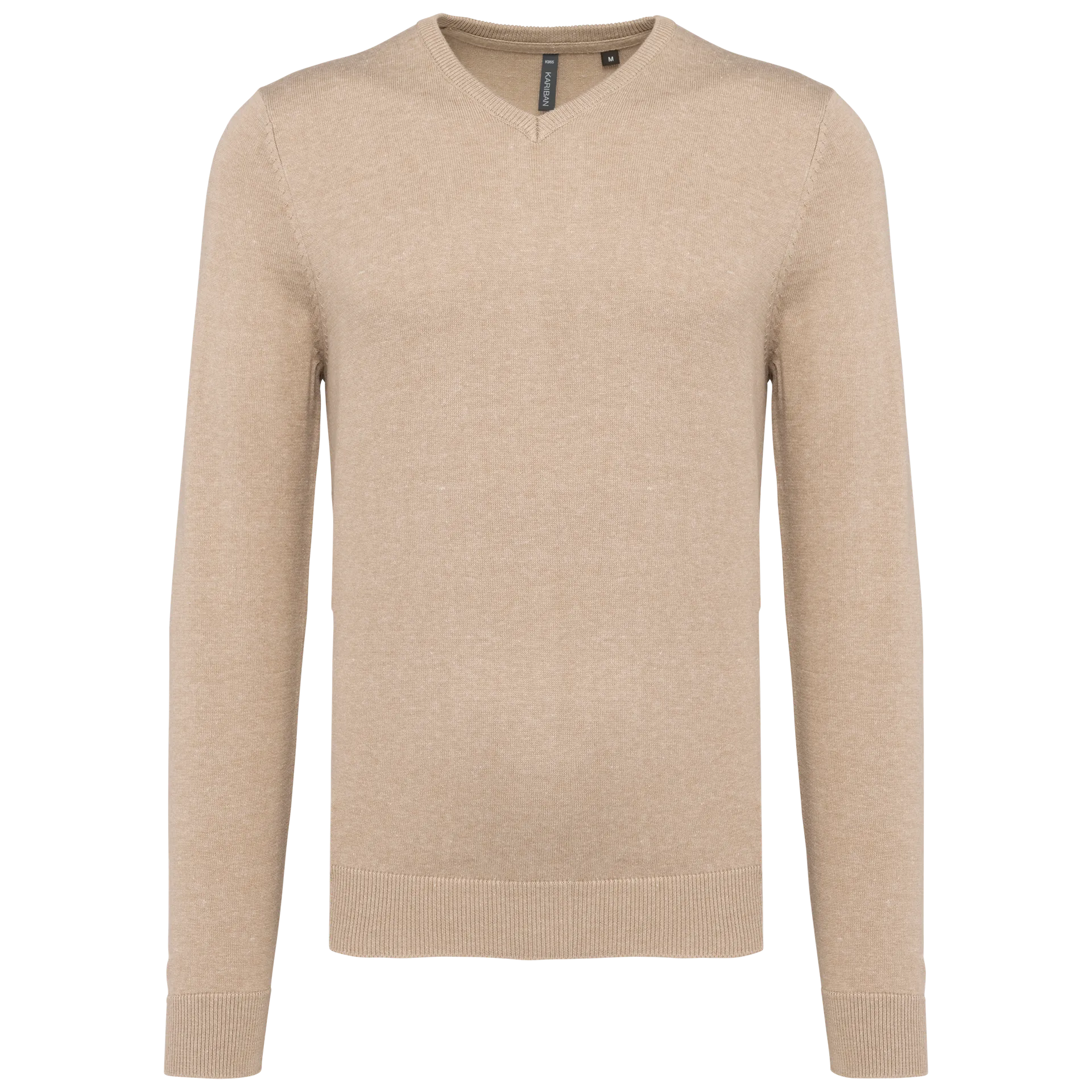 Herrenpullover mit V-Ausschnitt