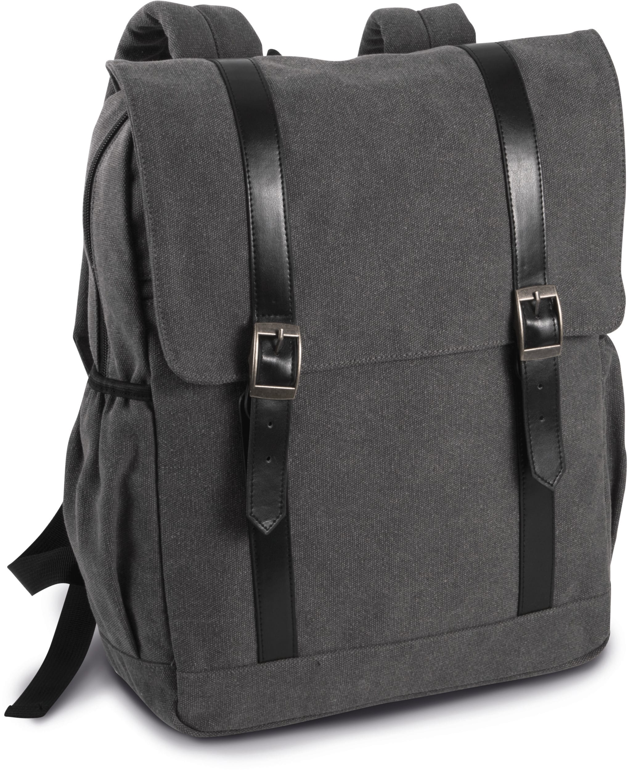 Canvas-Rucksack mit Klappe