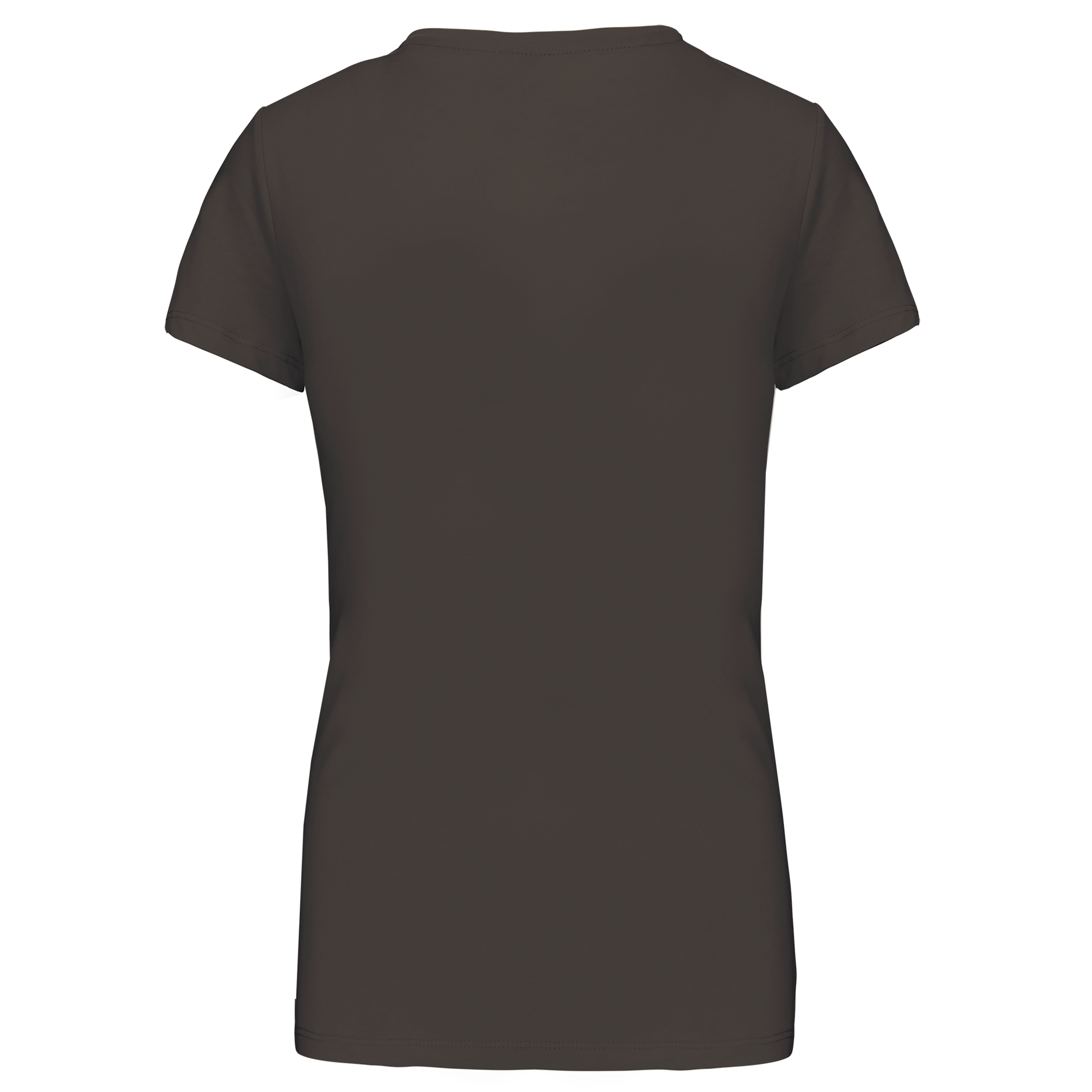 Ladies' short-sleeved crew neck T-shirt
