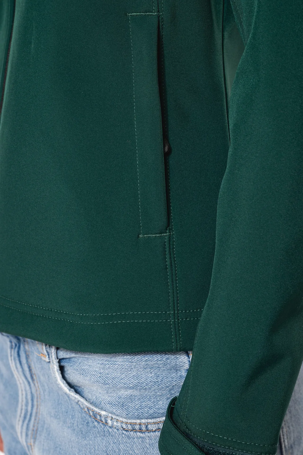 Damen Softshell-Jacke mit Abnehmbare Kapuze