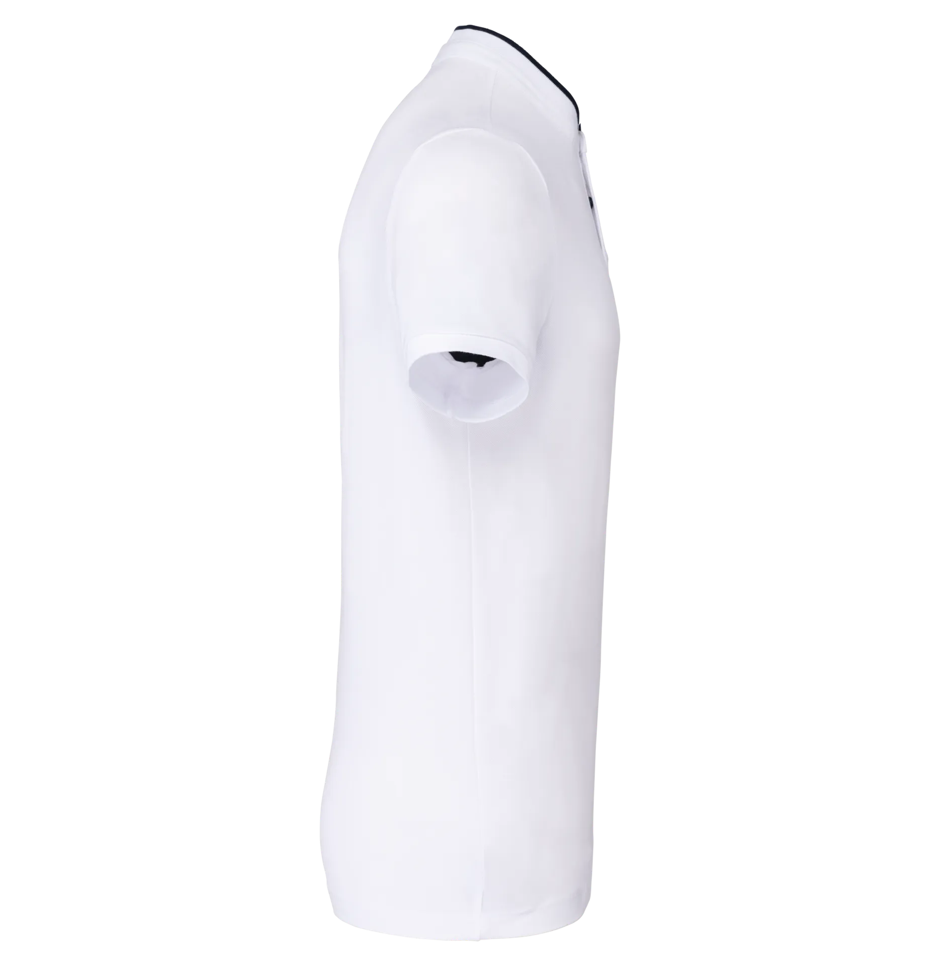 Kurzarm-Polohemd für Herren mit Maokragen