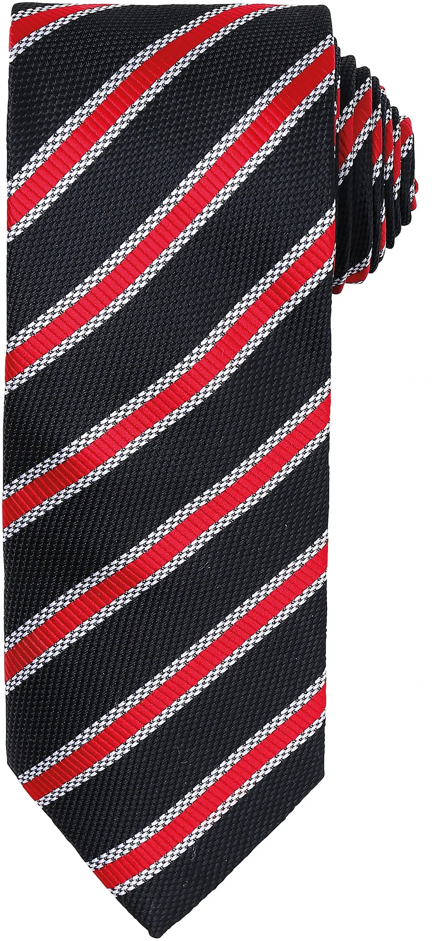 Waffle stripe tie