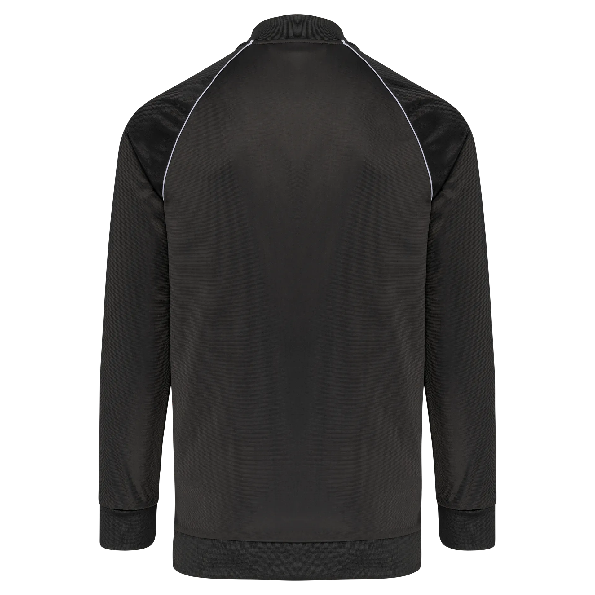 Unisex-Trainingsjacke mit Reißverschluss und Paspel