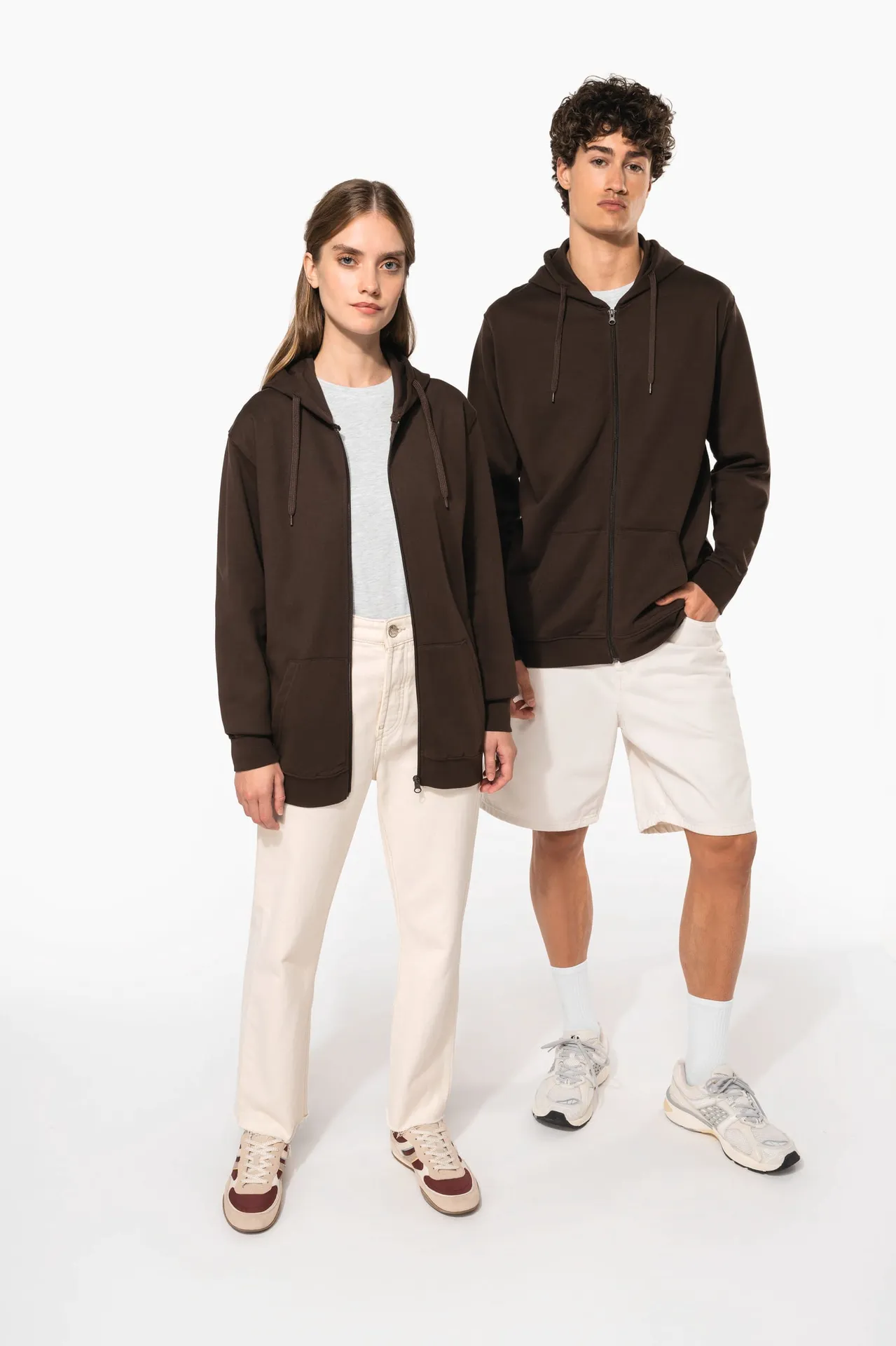 Kapuzen-sweatshirt mit Reißverschluss