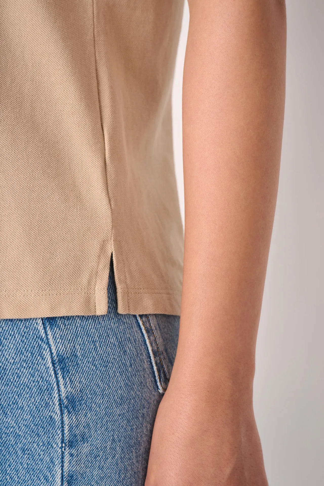 Damen Piqué-Poloshirt