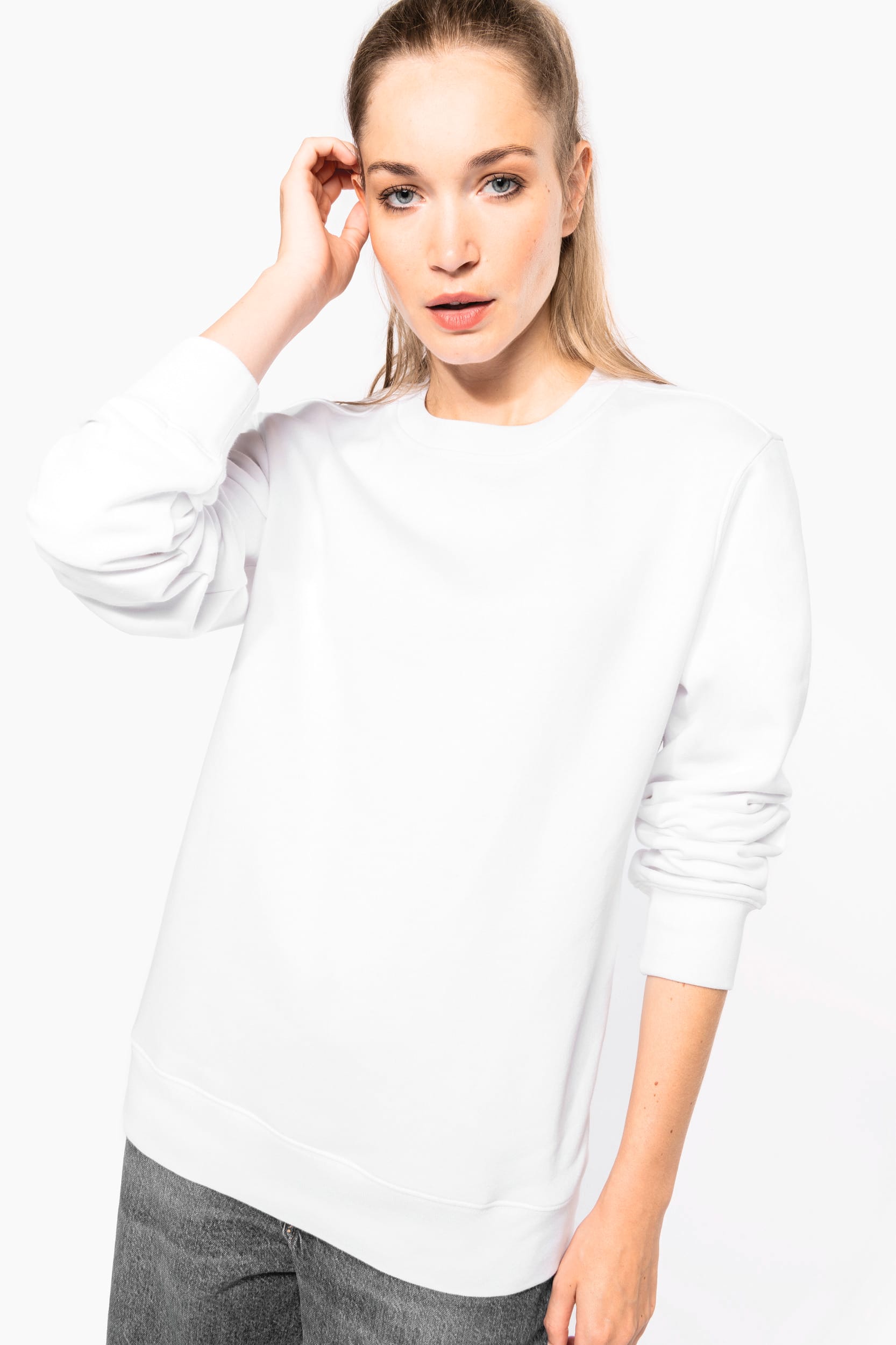 Unisex-Sweatshirt mit Rundhalsausschnitt 80/20